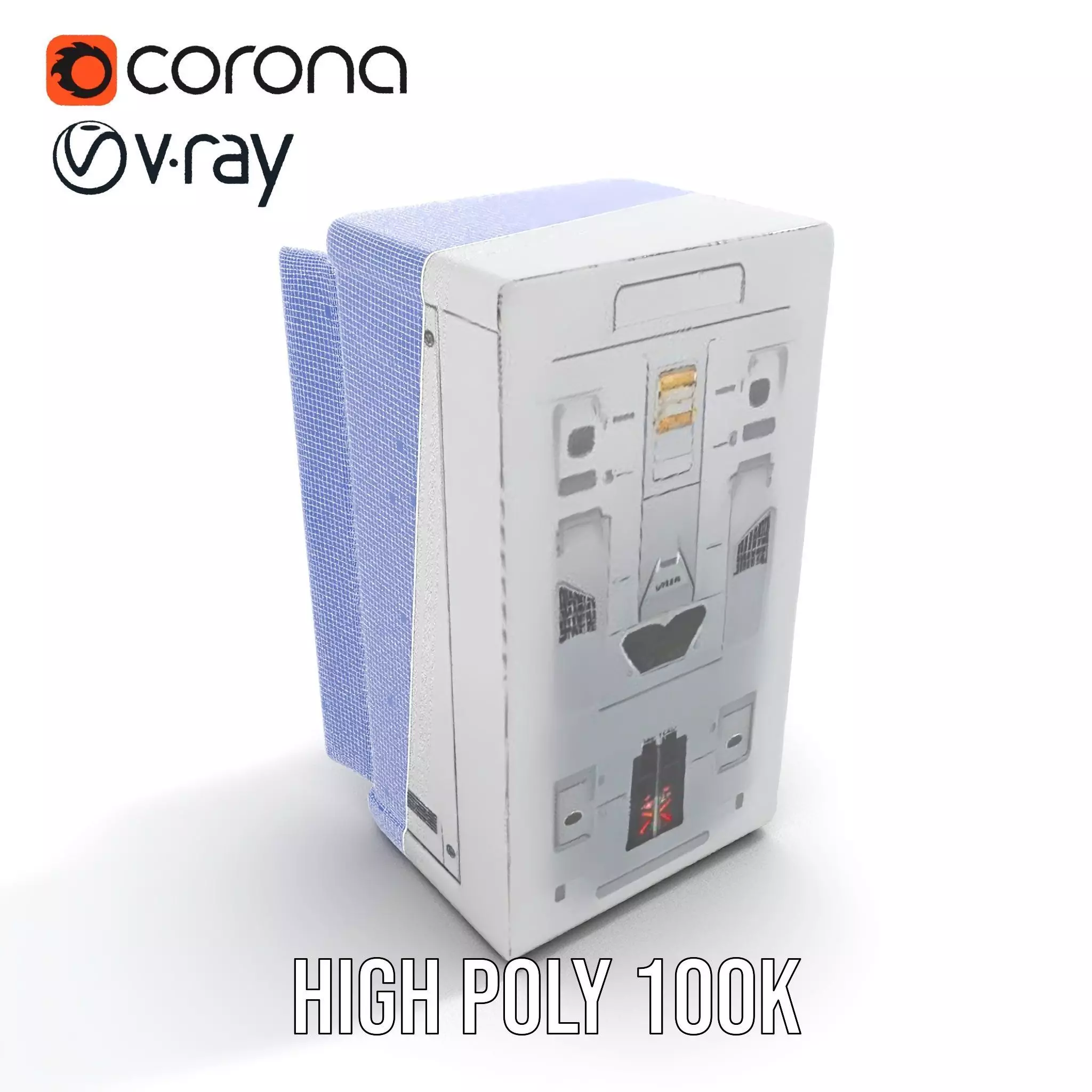 Astronaut Suit in Storage Model Pack Low-poly 3D model_18