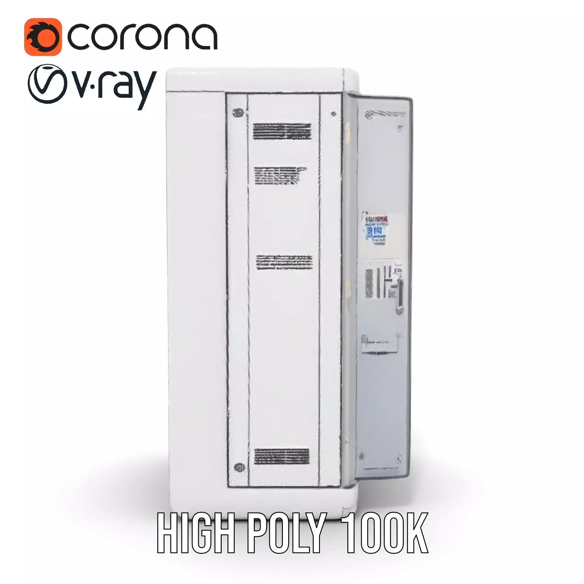 Astronaut Suit in Storage Model Pack Low-poly 3D model_32