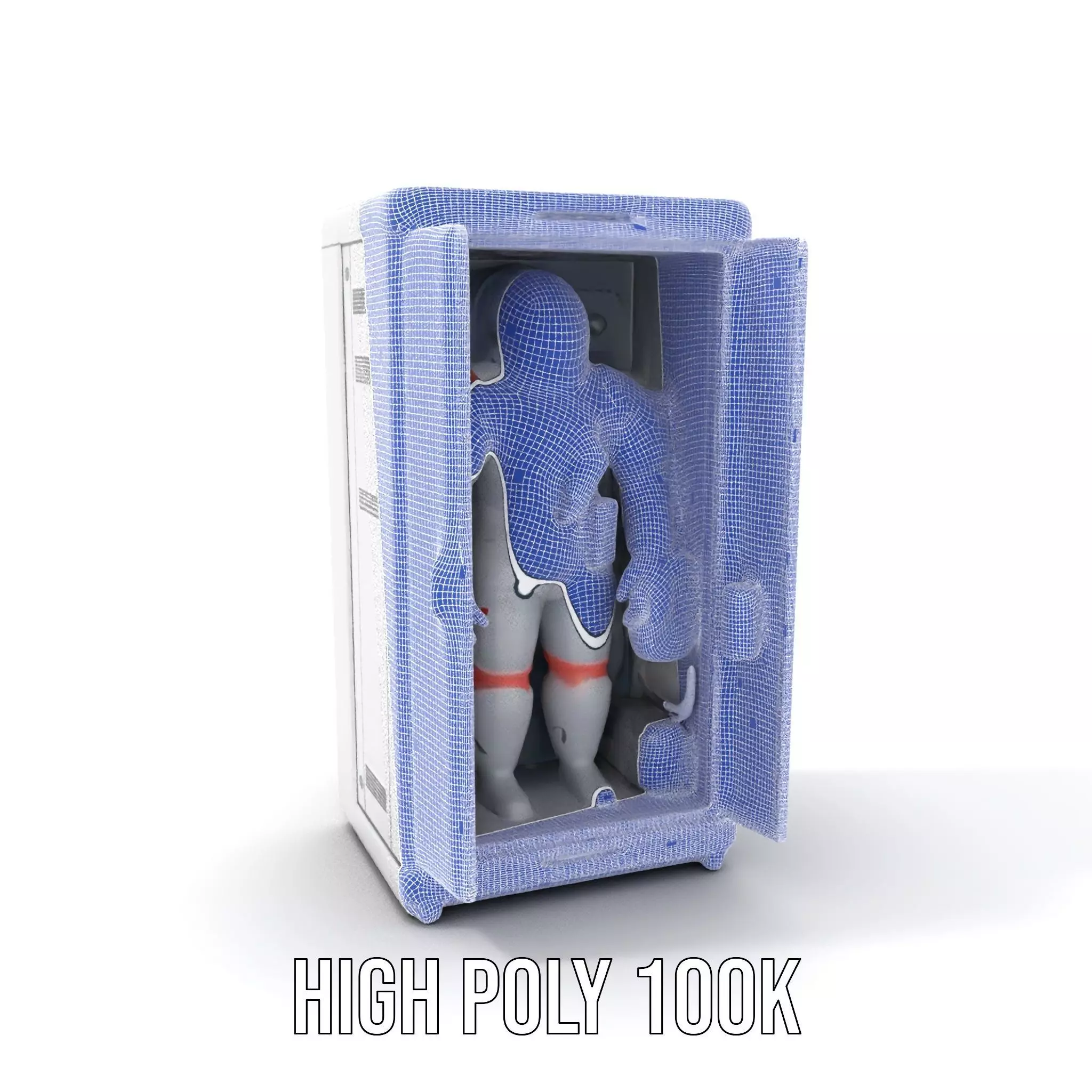 Astronaut Suit in Storage Model Pack Low-poly 3D model_5