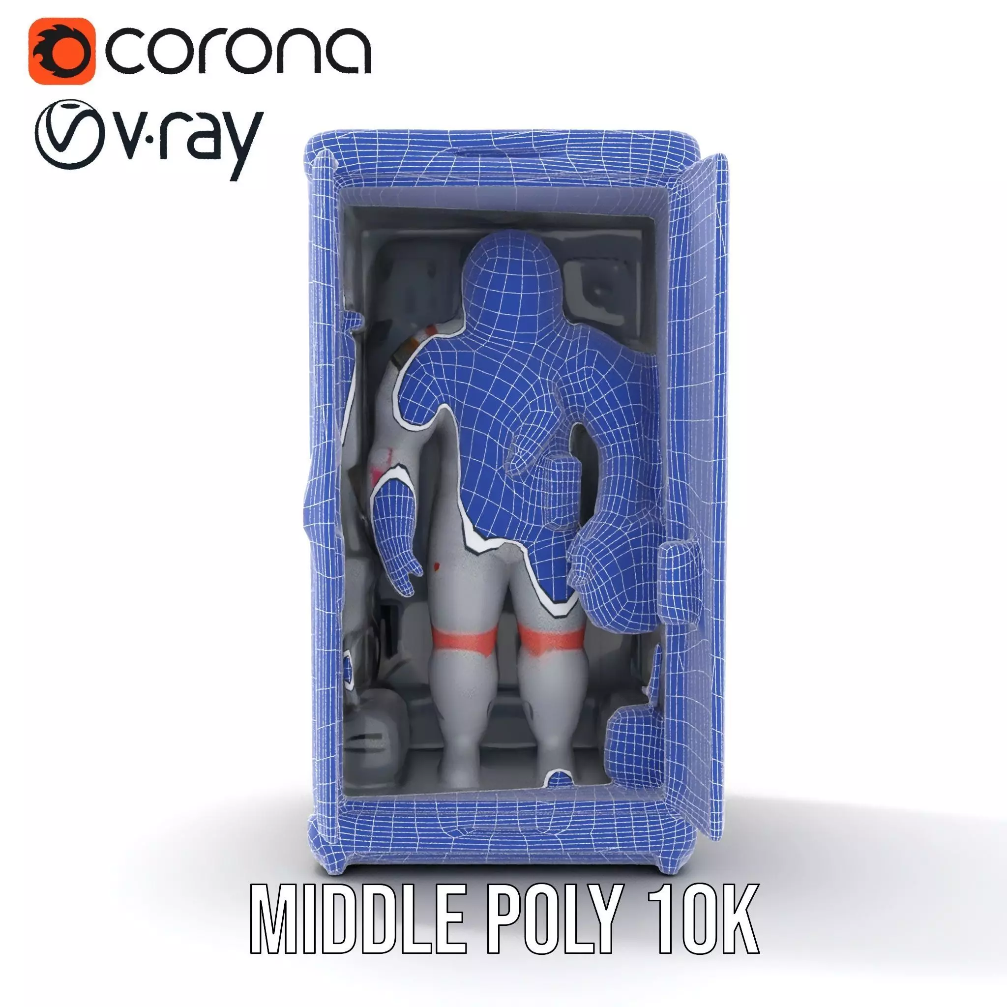 Astronaut Suit in Storage Model Pack Low-poly 3D model_27