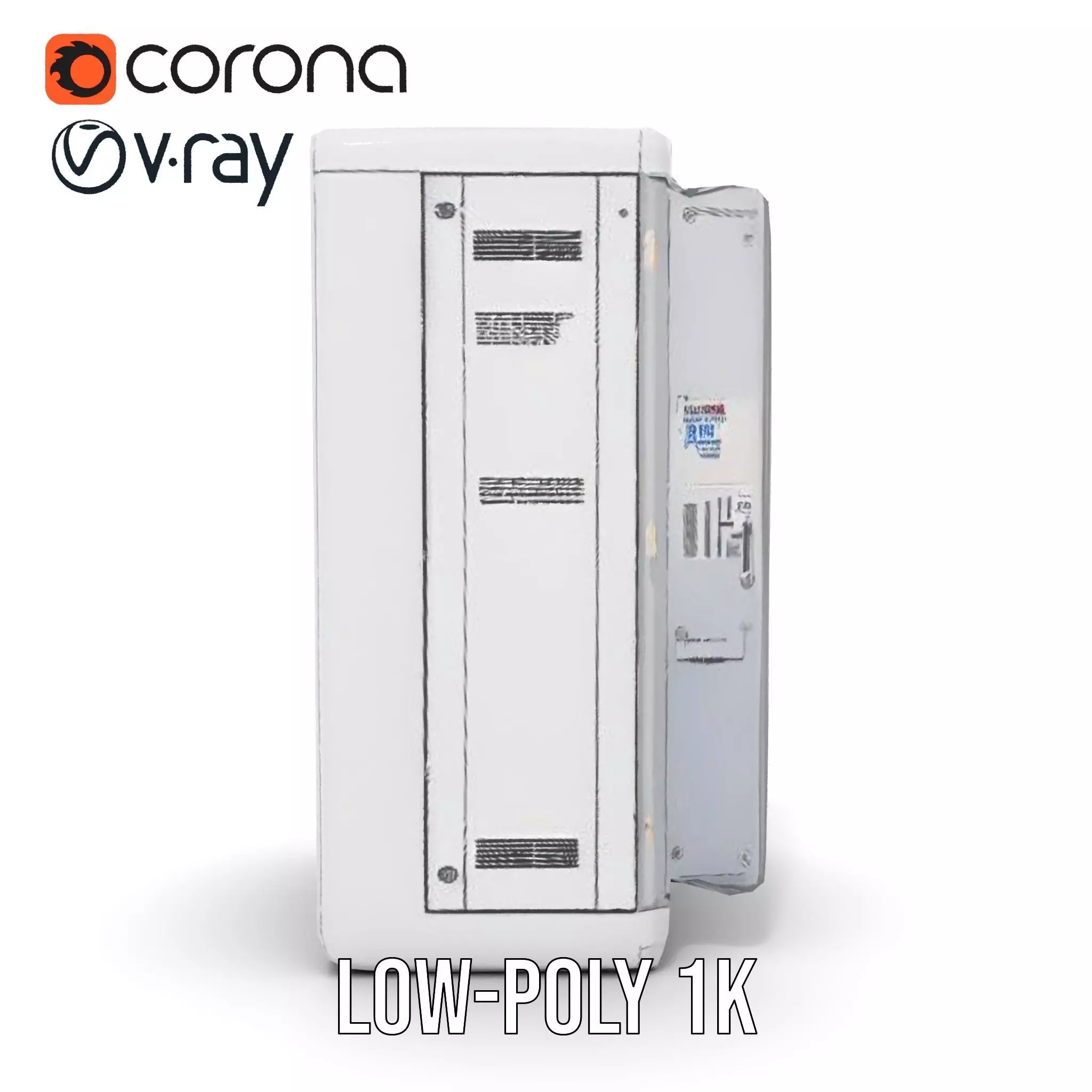 Astronaut Suit in Storage Model Pack Low-poly 3D model_26