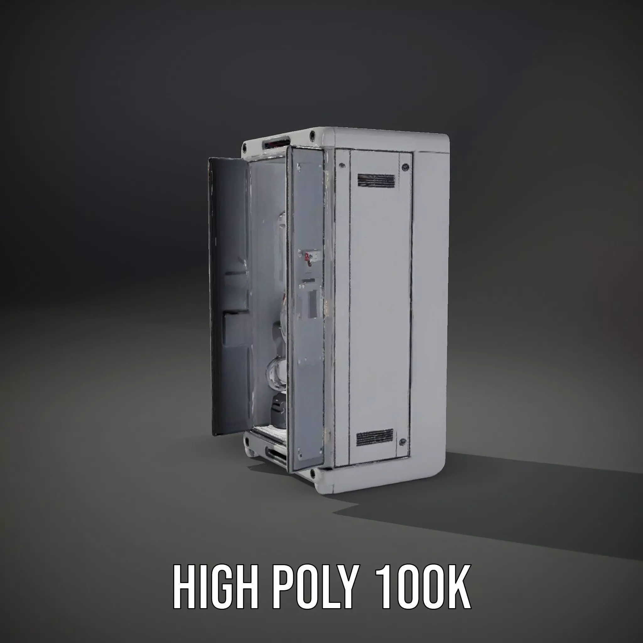 Astronaut Suit in Storage Model Pack Low-poly 3D model_9