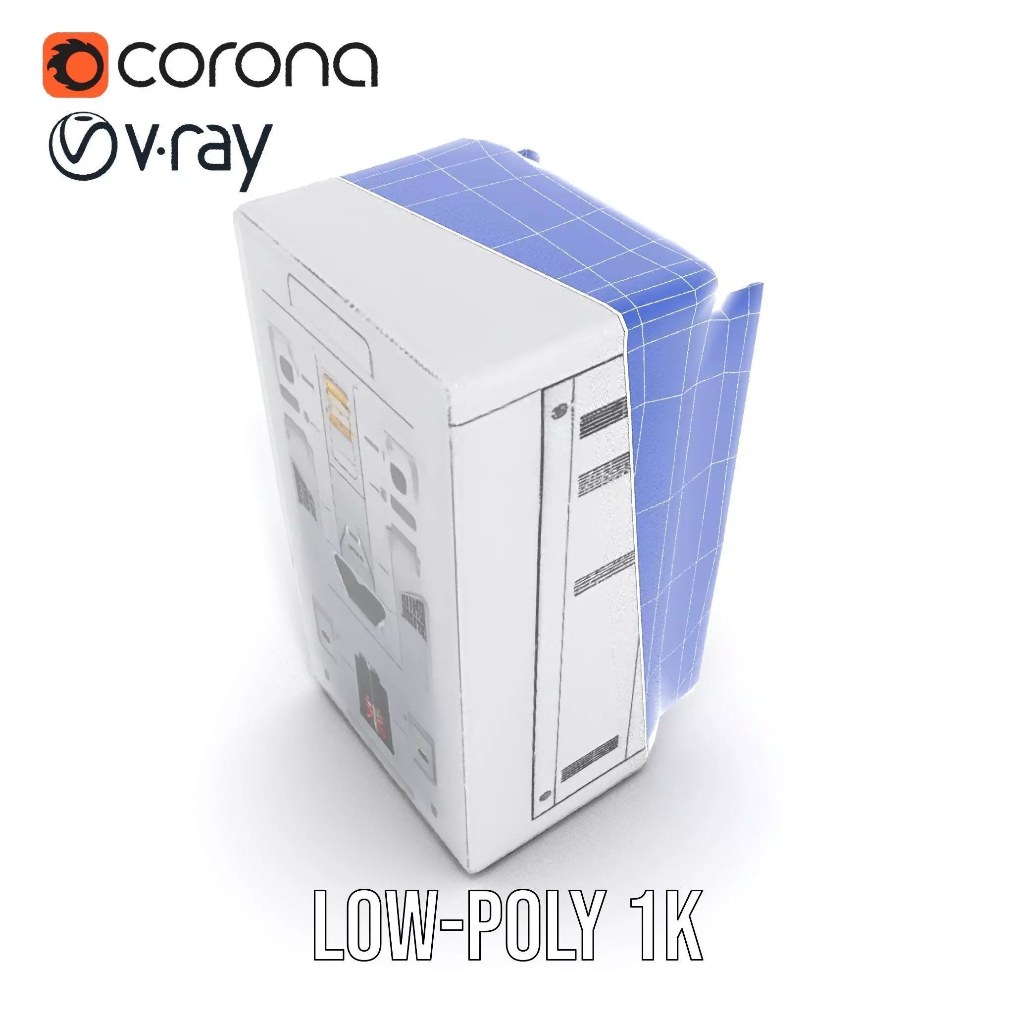 Astronaut Suit in Storage Model Pack Low-poly 3D model_20