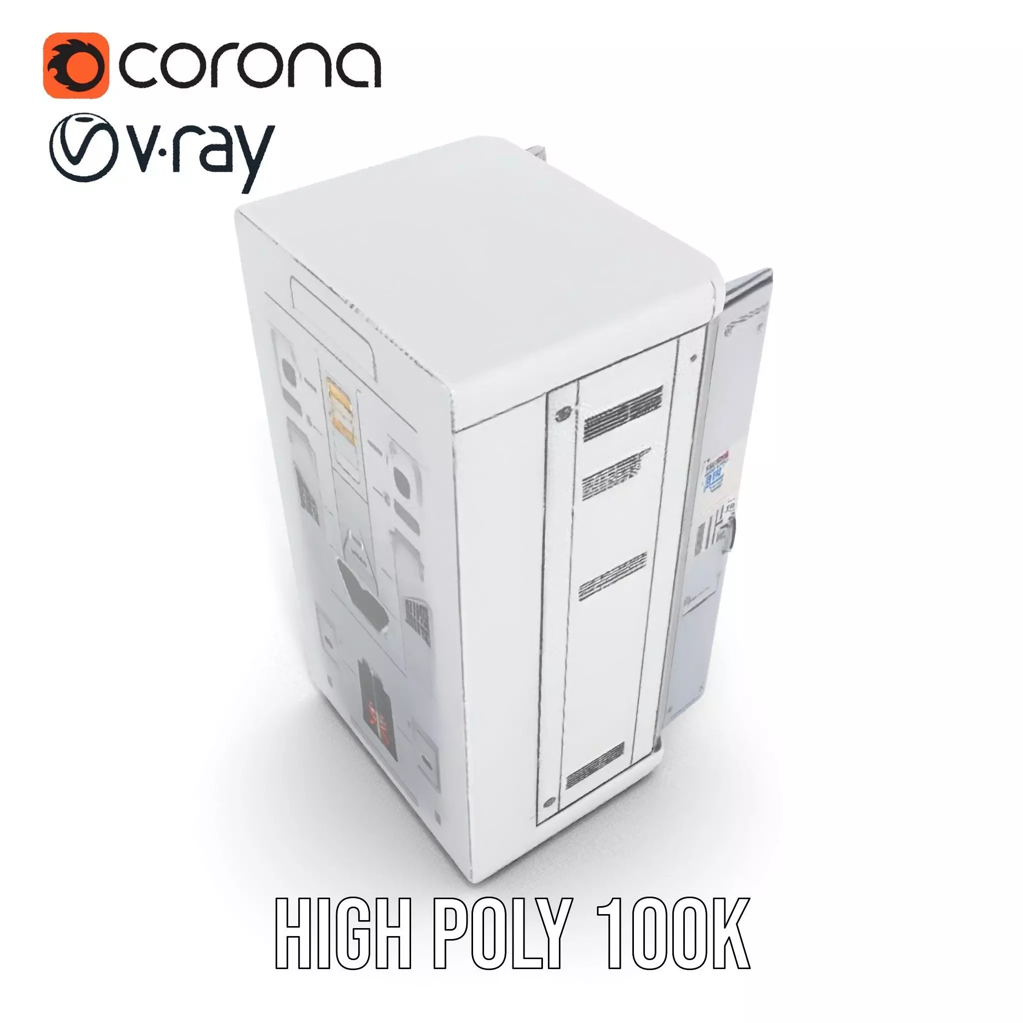 Astronaut Suit in Storage Model Pack Low-poly 3D model_24