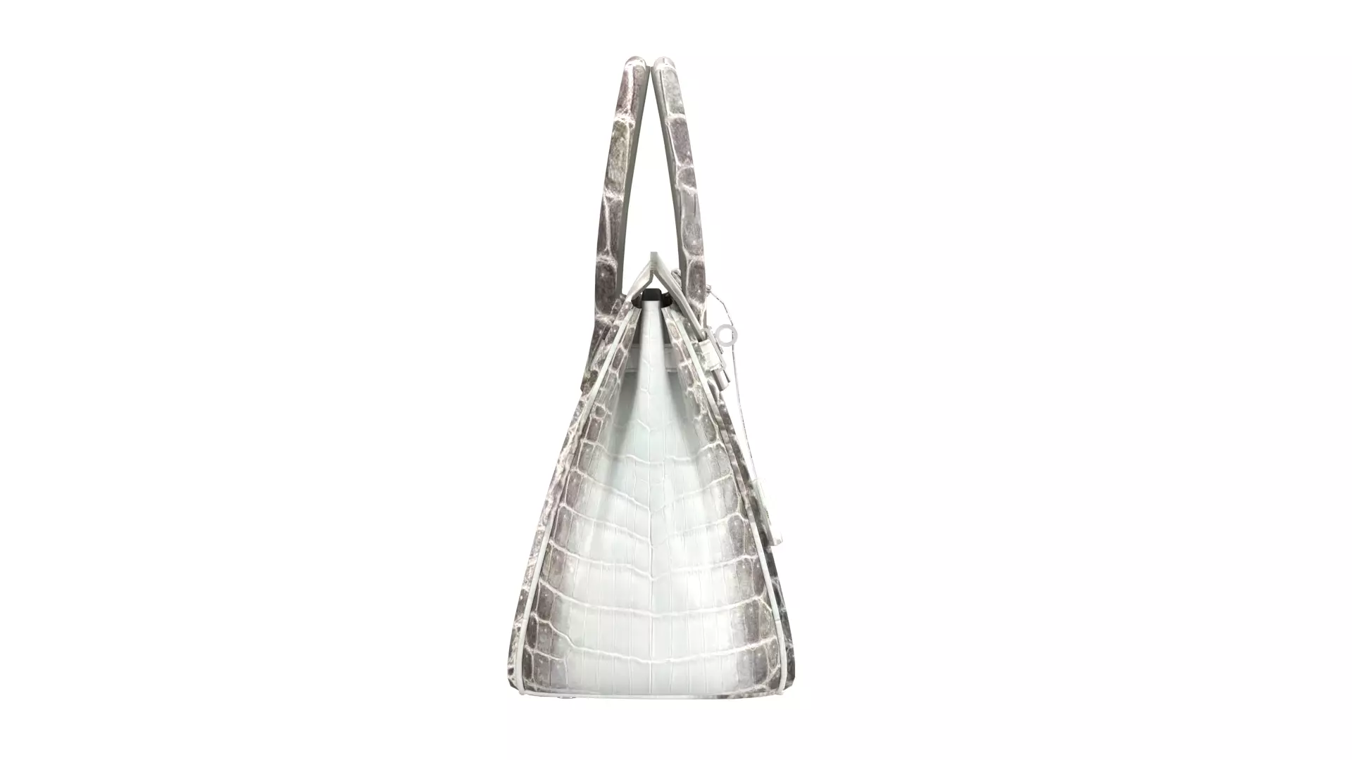 Hermes Albino Crocodile Birkin 30 Style Handbag 3D Model Low-poly 3D model_13