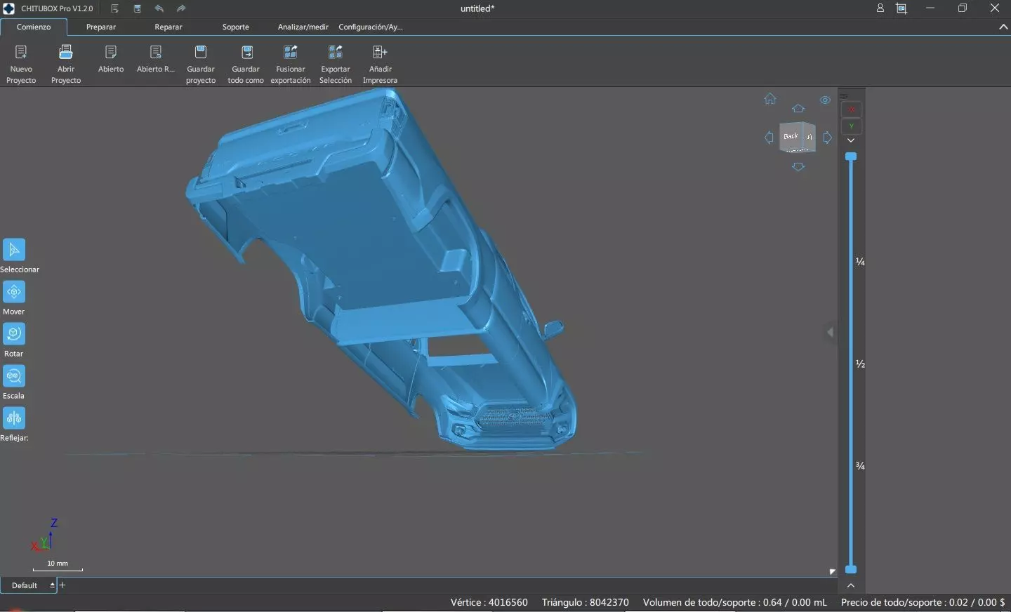 TOYOTA TACOMA TRD OFF-ROAD 2017 SEPARATED-READY TO PRINT 3D print model_7