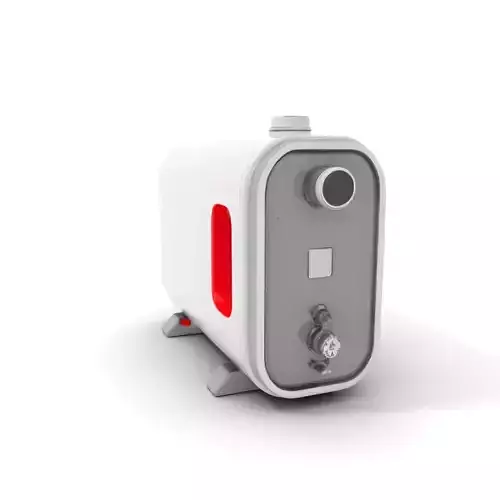 Futuristic Boiler Model Pack with Transparent Element Low-poly 3D model