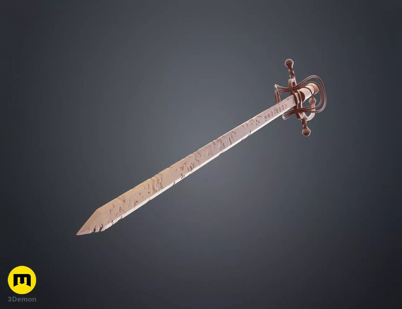 Expedition 33 Maelle Sword - Maellum Rapier 3D print model_13