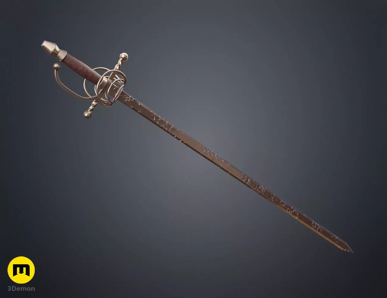 Expedition 33 Maelle Sword - Maellum Rapier 3D print model_8