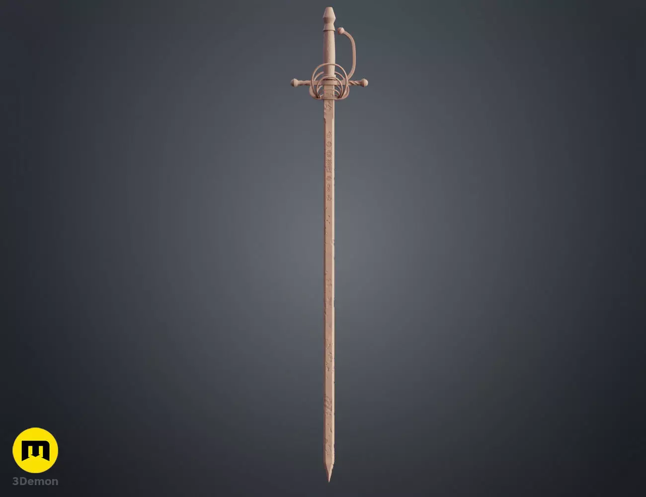 Expedition 33 Maelle Sword - Maellum Rapier 3D print model_6