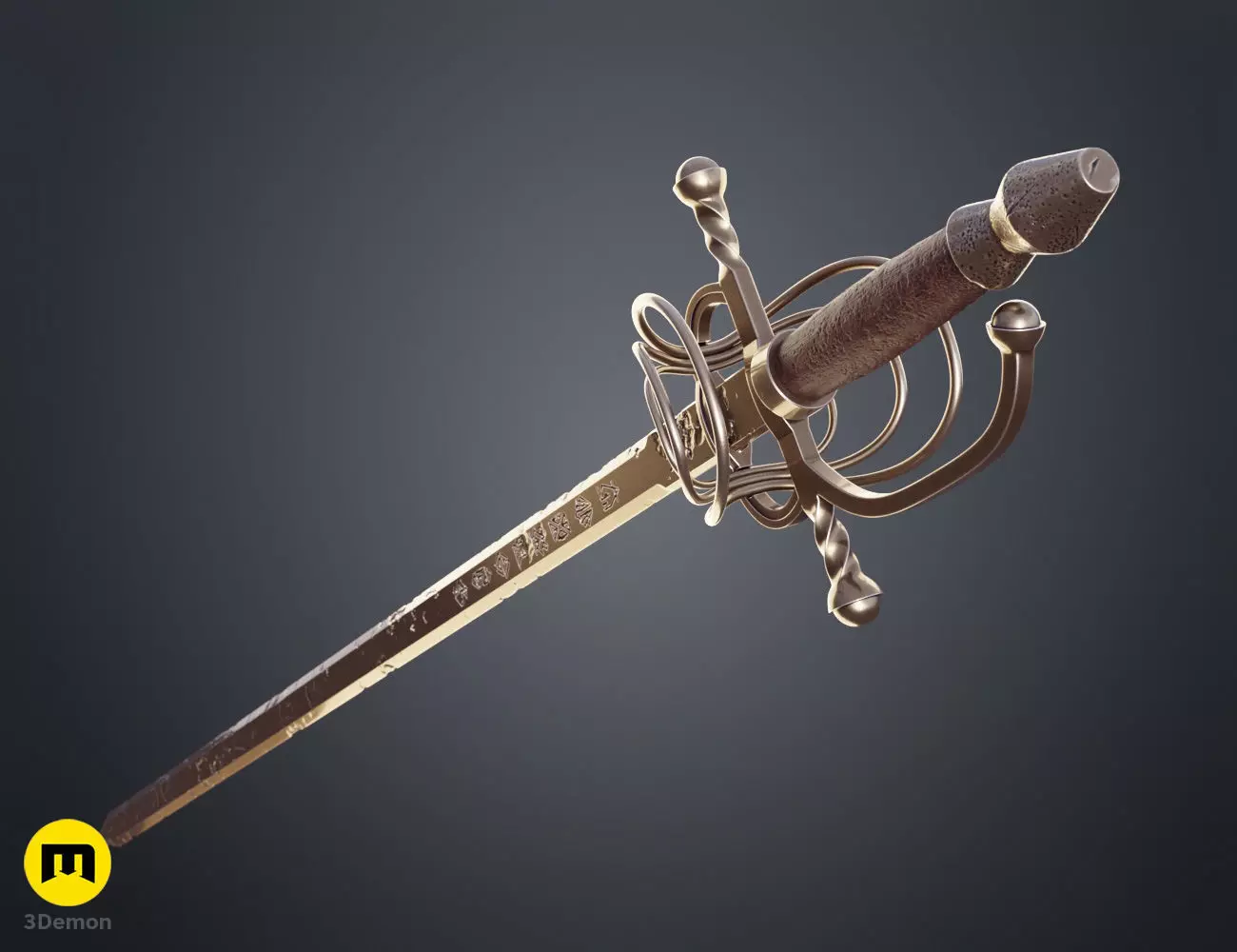 Expedition 33 Maelle Sword - Maellum Rapier 3D print model_0