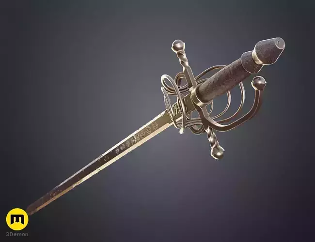 Expedition 33 Maelle Sword - Maellum Rapier 3D print model