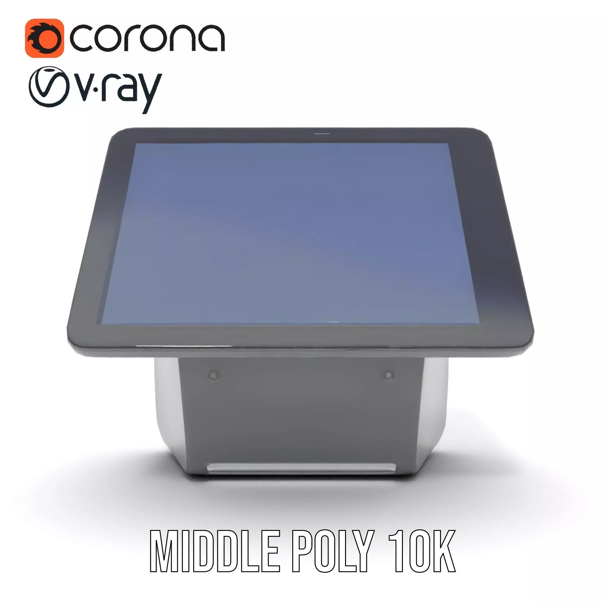 Tablet Stand Display Model Pack Low-poly 3D model_16
