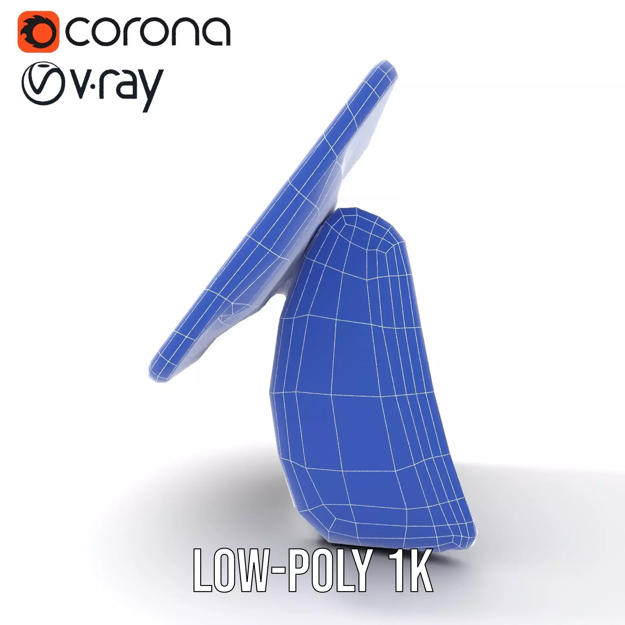 Tablet Stand Display Model Pack Low-poly 3D model_20