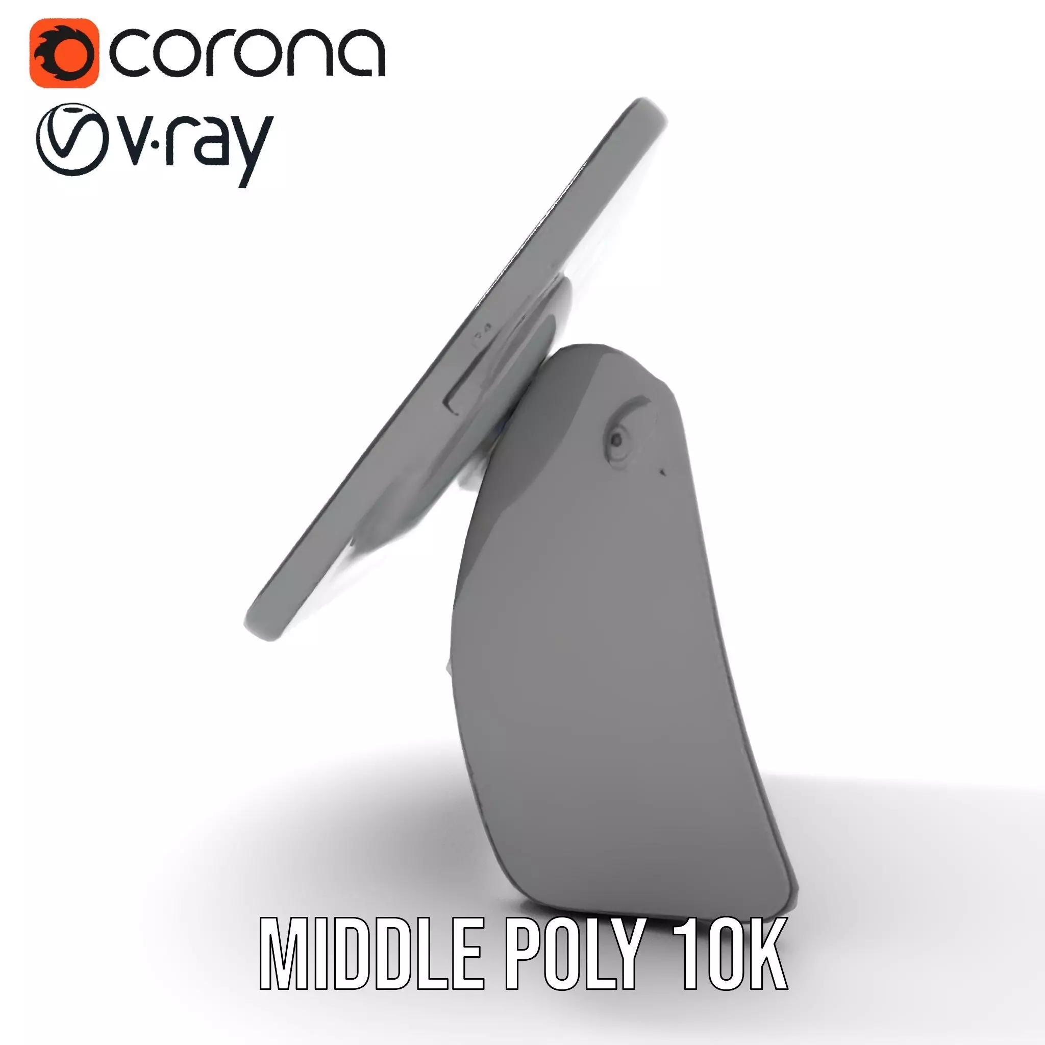 Tablet Stand Display Model Pack Low-poly 3D model_6
