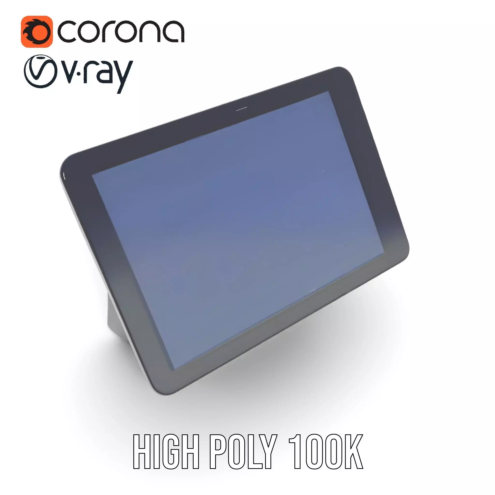 Tablet Stand Display Model Pack Low-poly 3D model_27