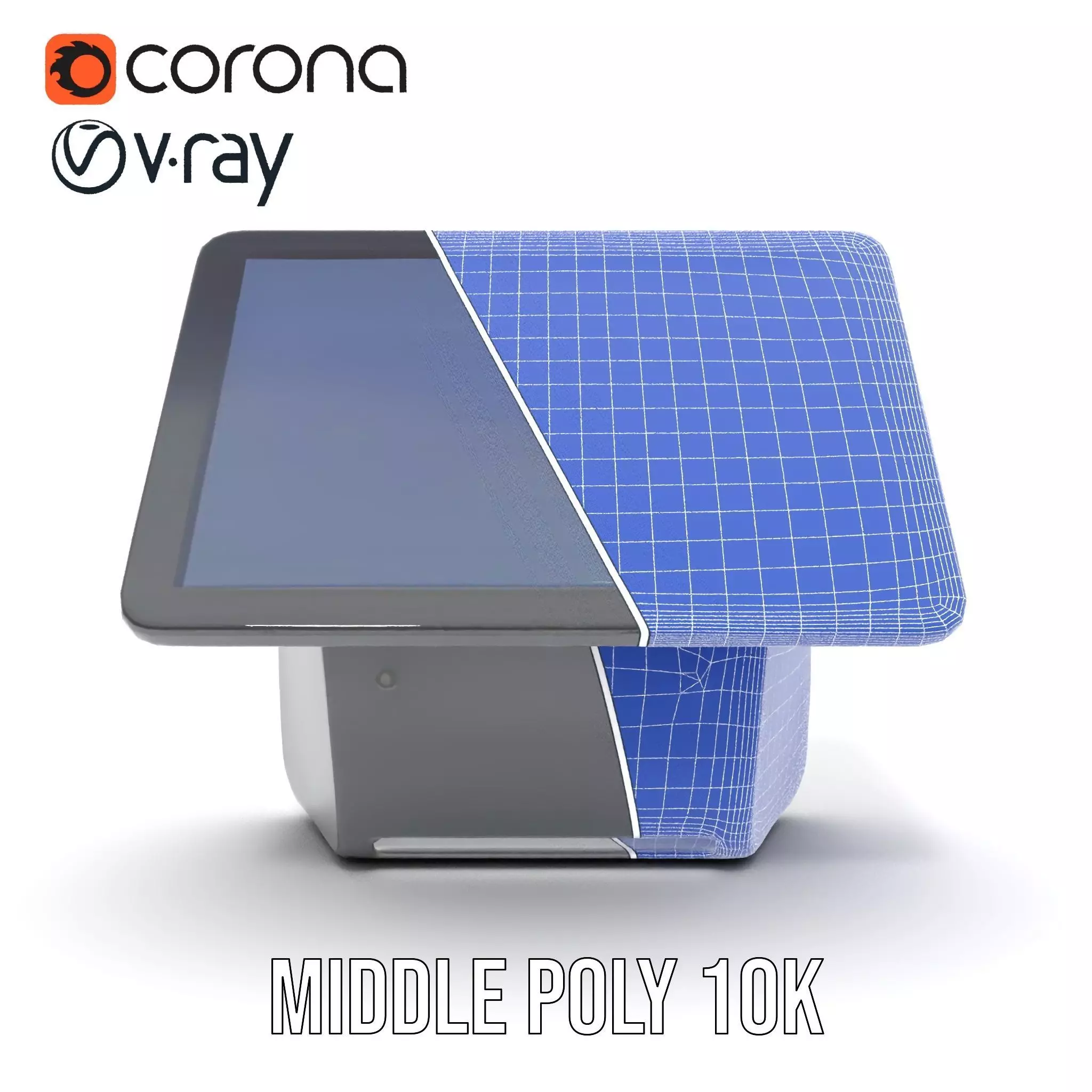 Tablet Stand Display Model Pack Low-poly 3D model_25