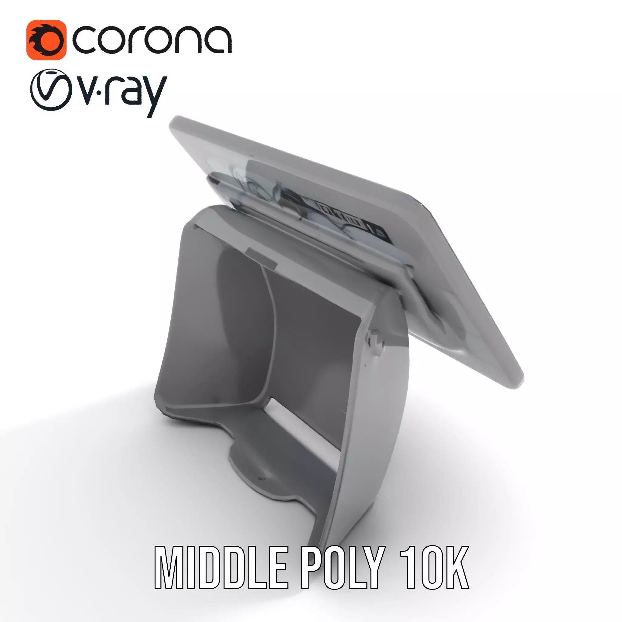 Tablet Stand Display Model Pack Low-poly 3D model_13