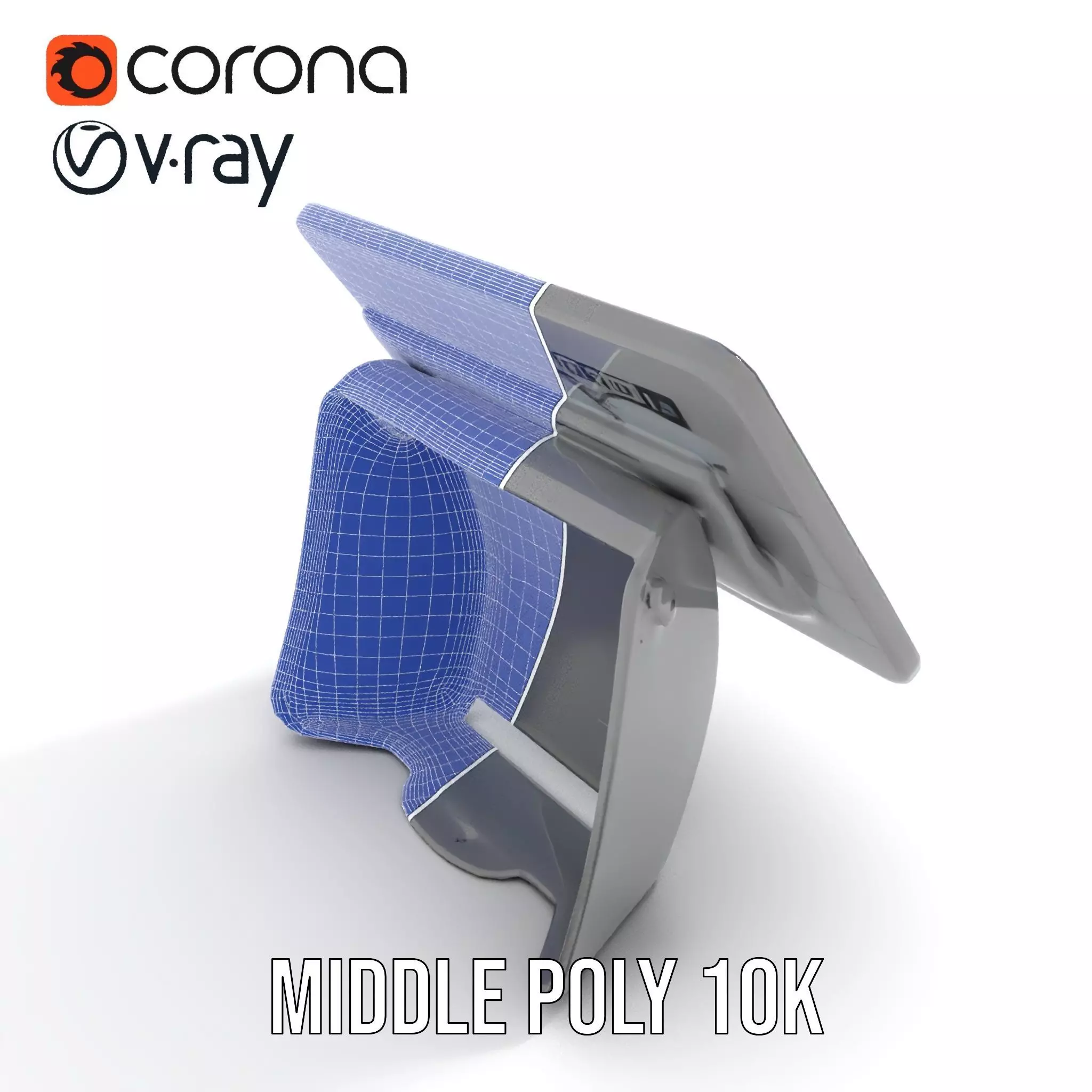 Tablet Stand Display Model Pack Low-poly 3D model_22