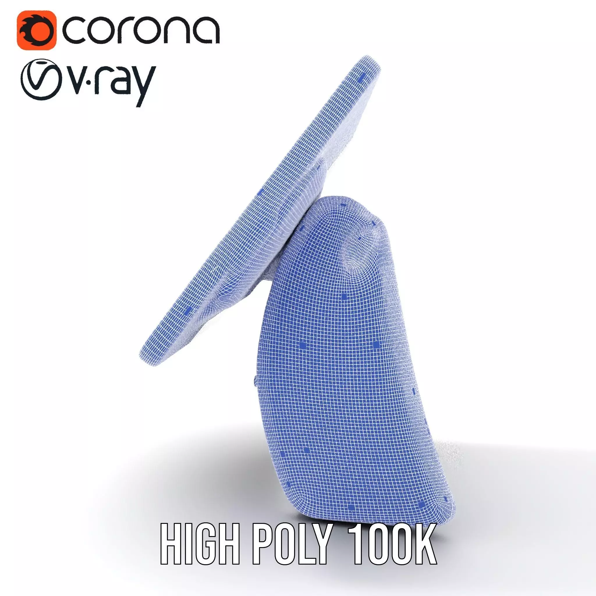 Tablet Stand Display Model Pack Low-poly 3D model_34