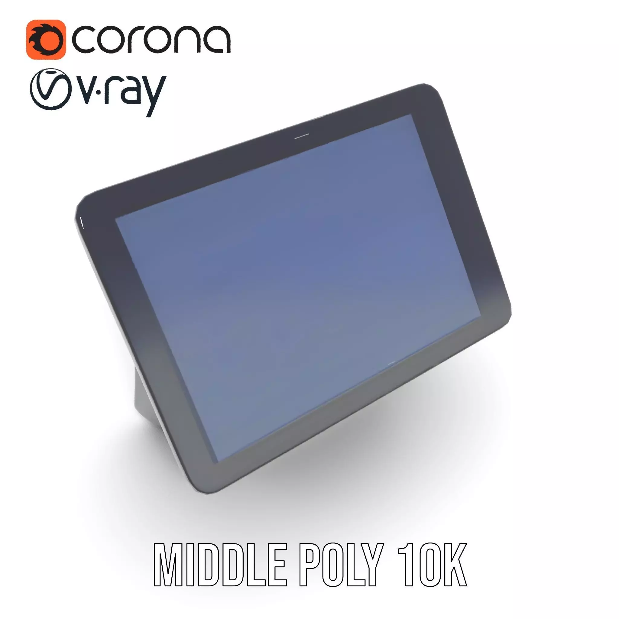 Tablet Stand Display Model Pack Low-poly 3D model_10