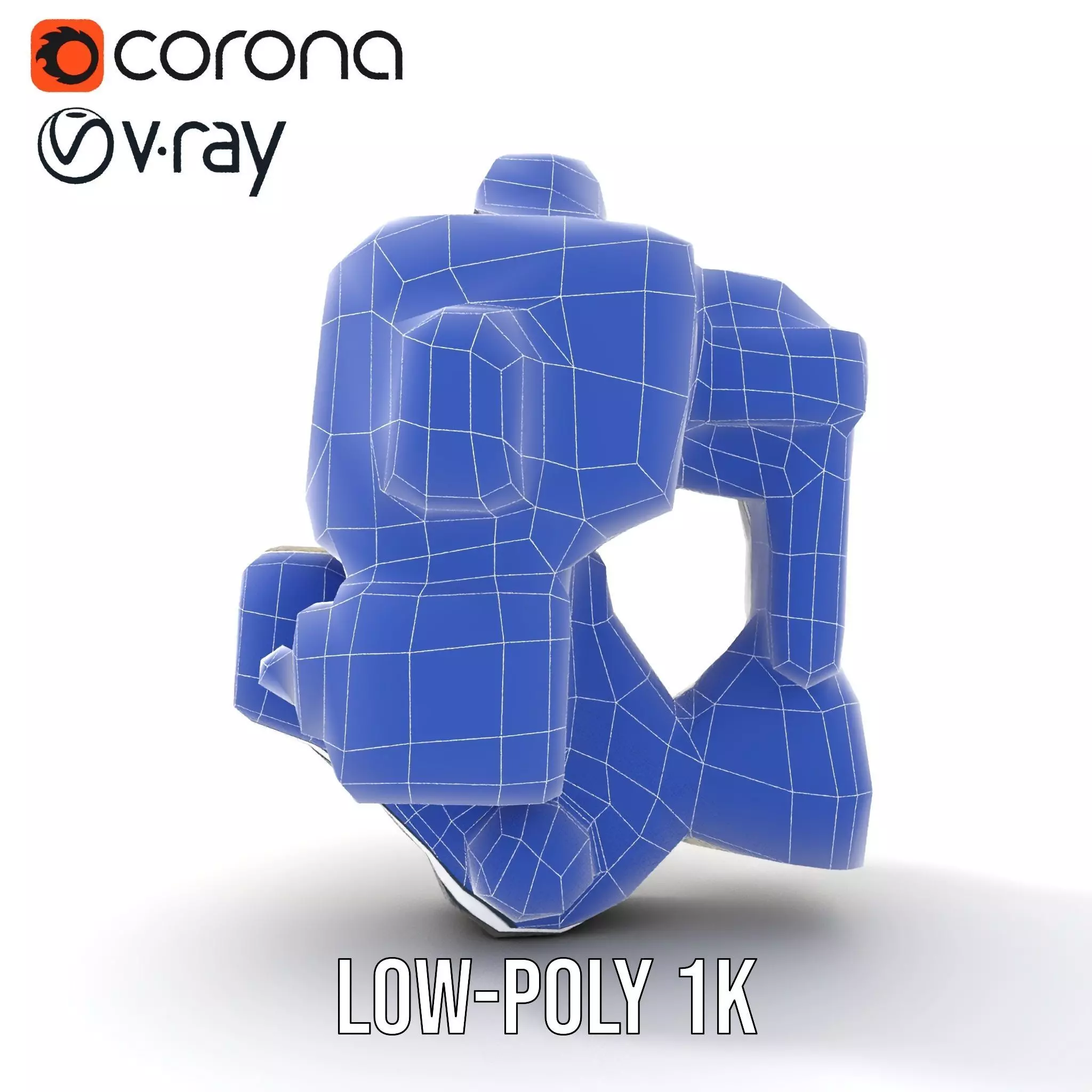 Retro Futuristic Wrist Gadget model pack with Interactive Screen Low-poly 3D model_13