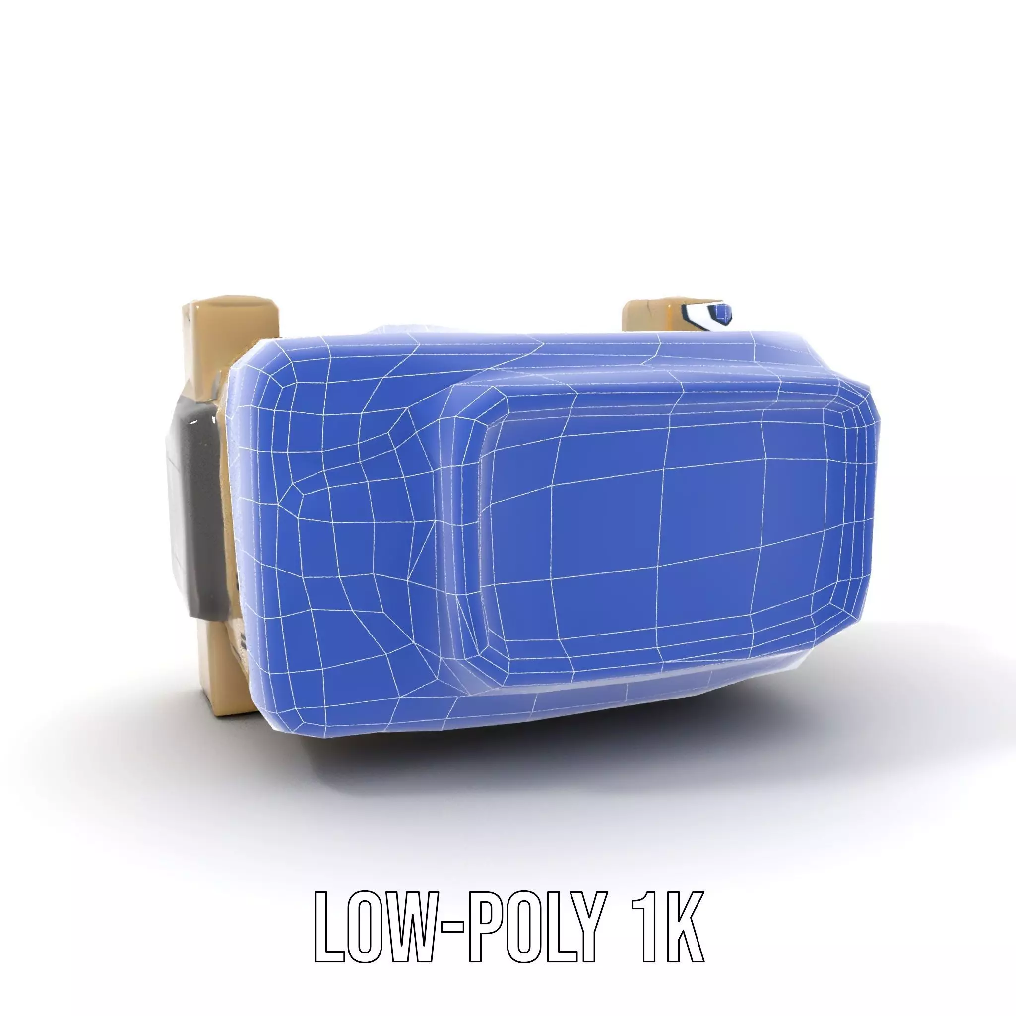 Retro Futuristic Wrist Device Model Pack with Interactive Dis... Low-poly 3D model_13