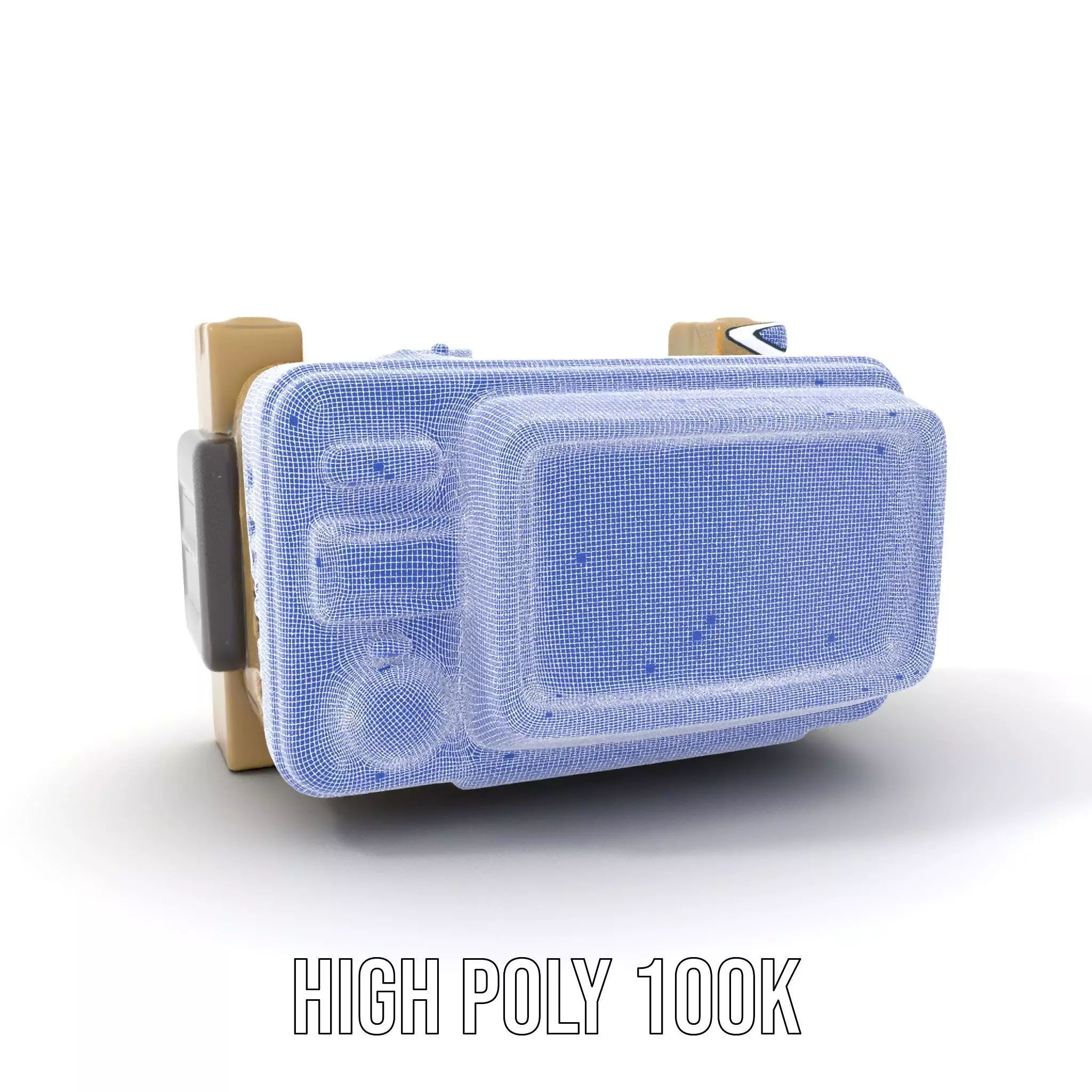 Retro Futuristic Wrist Device Model Pack with Interactive Dis... Low-poly 3D model_5