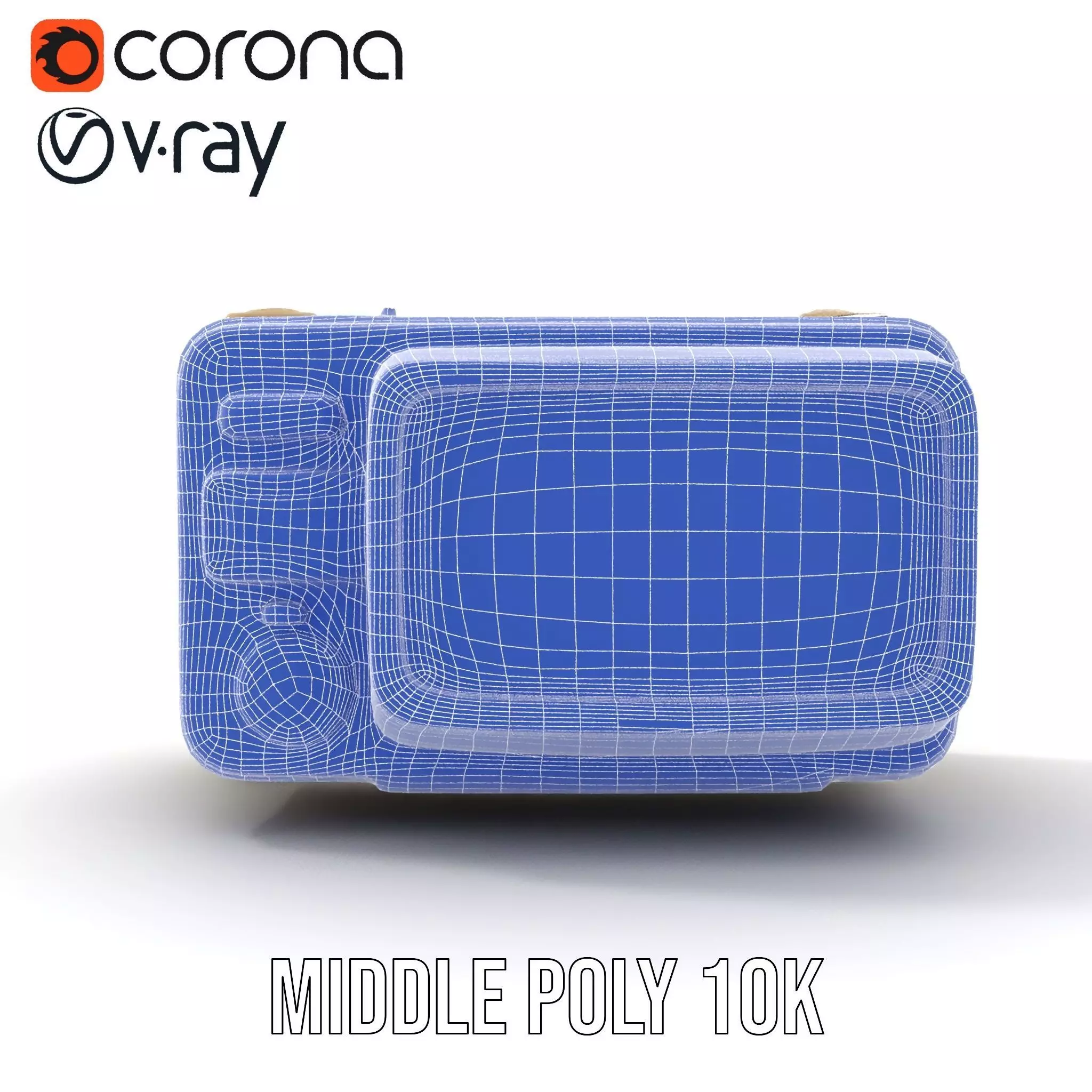 Retro Futuristic Wrist Device Model Pack with Interactive Dis... Low-poly 3D model_25