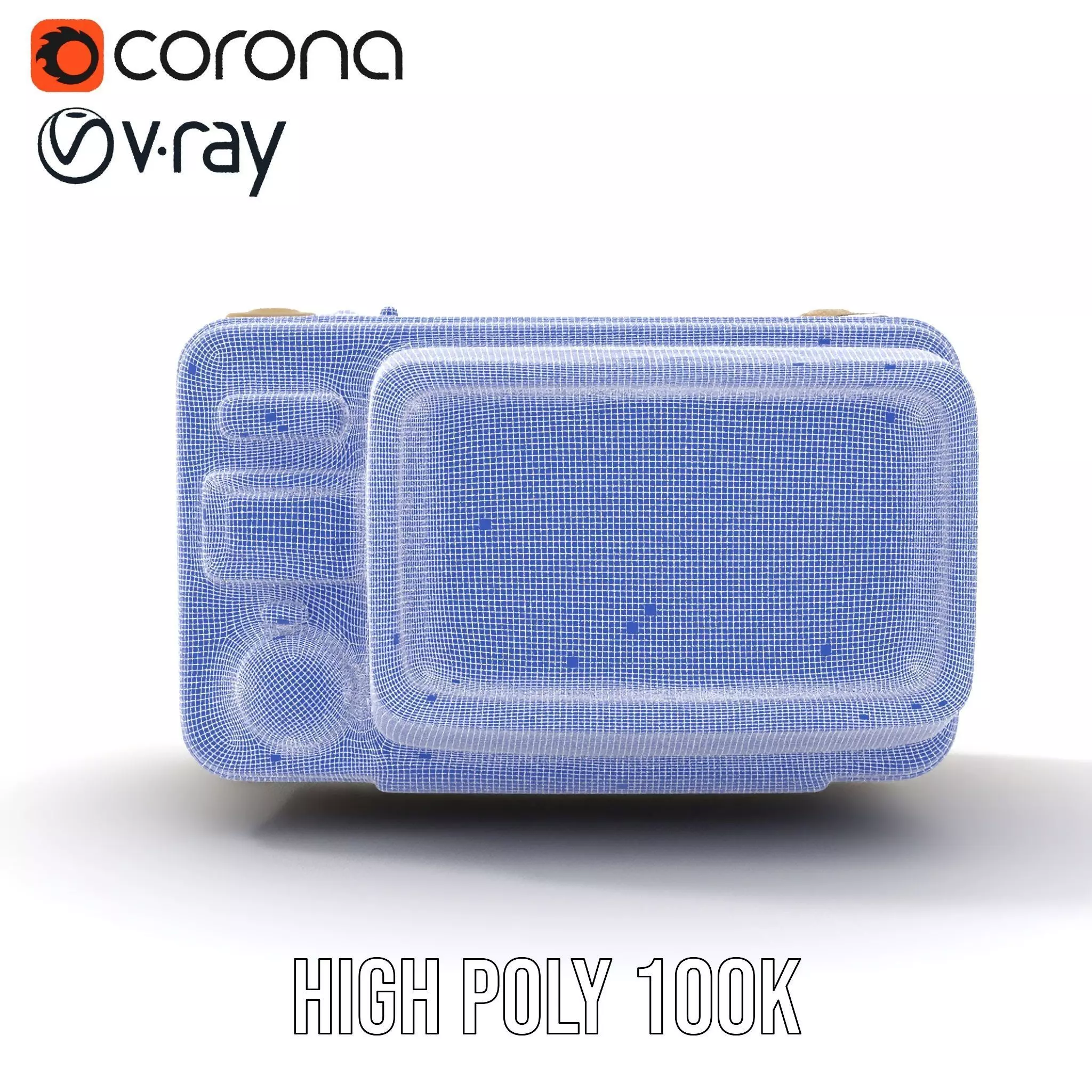 Retro Futuristic Wrist Device Model Pack with Interactive Dis... Low-poly 3D model_33