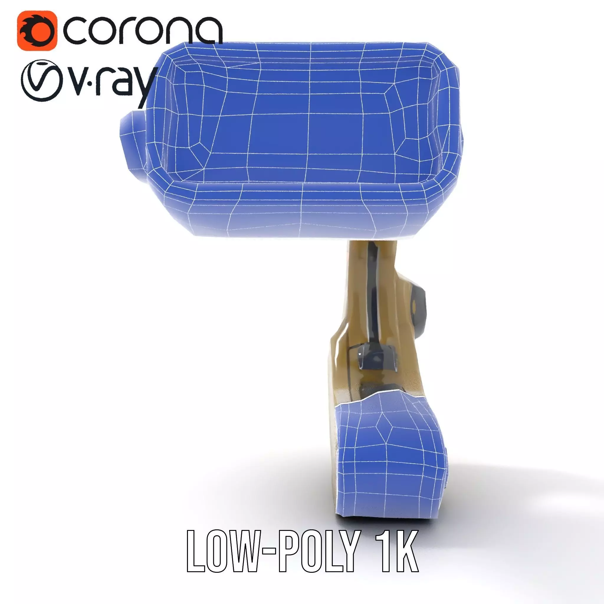 Pip Boy Model Pack  Advanced Wearable Device Low-poly 3D model_12