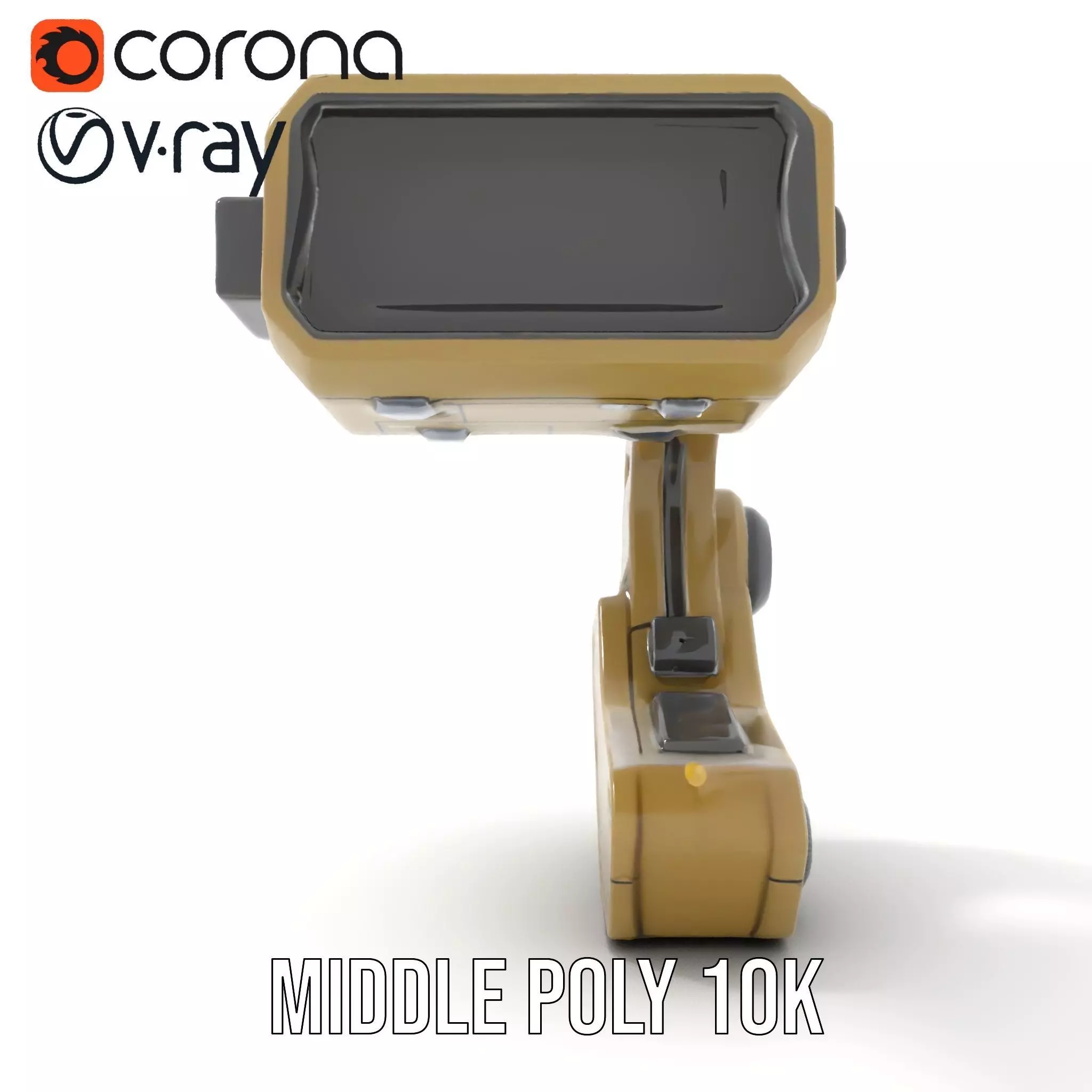 Pip Boy Model Pack  Advanced Wearable Device Low-poly 3D model_30