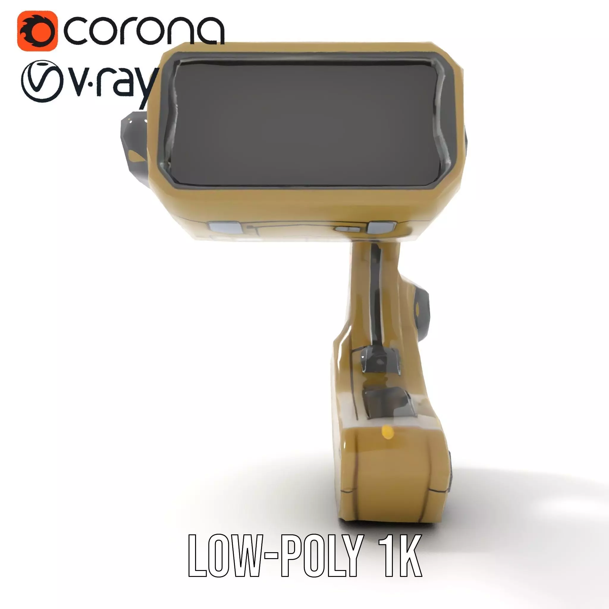 Pip Boy Model Pack  Advanced Wearable Device Low-poly 3D model_17