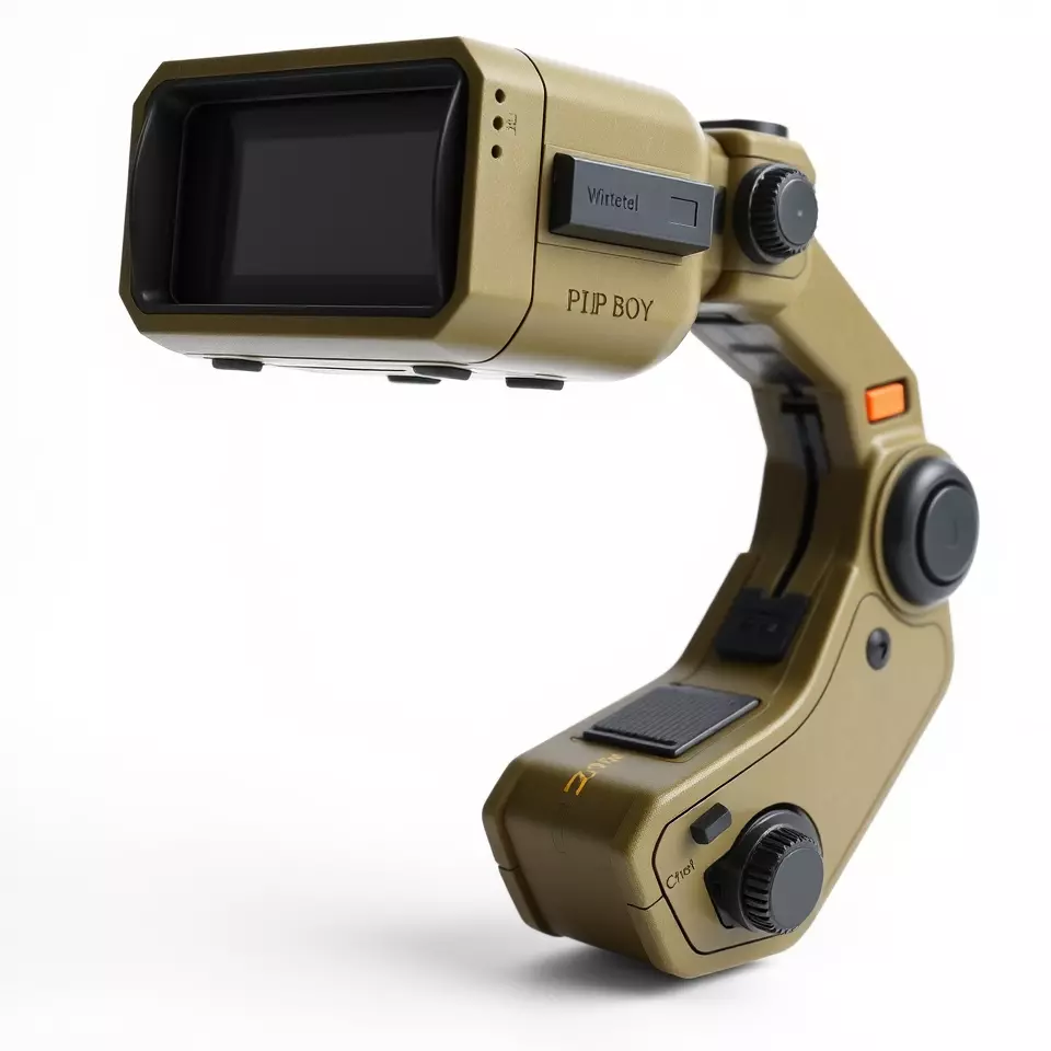 Pip Boy Model Pack  Advanced Wearable Device Low-poly 3D model_2