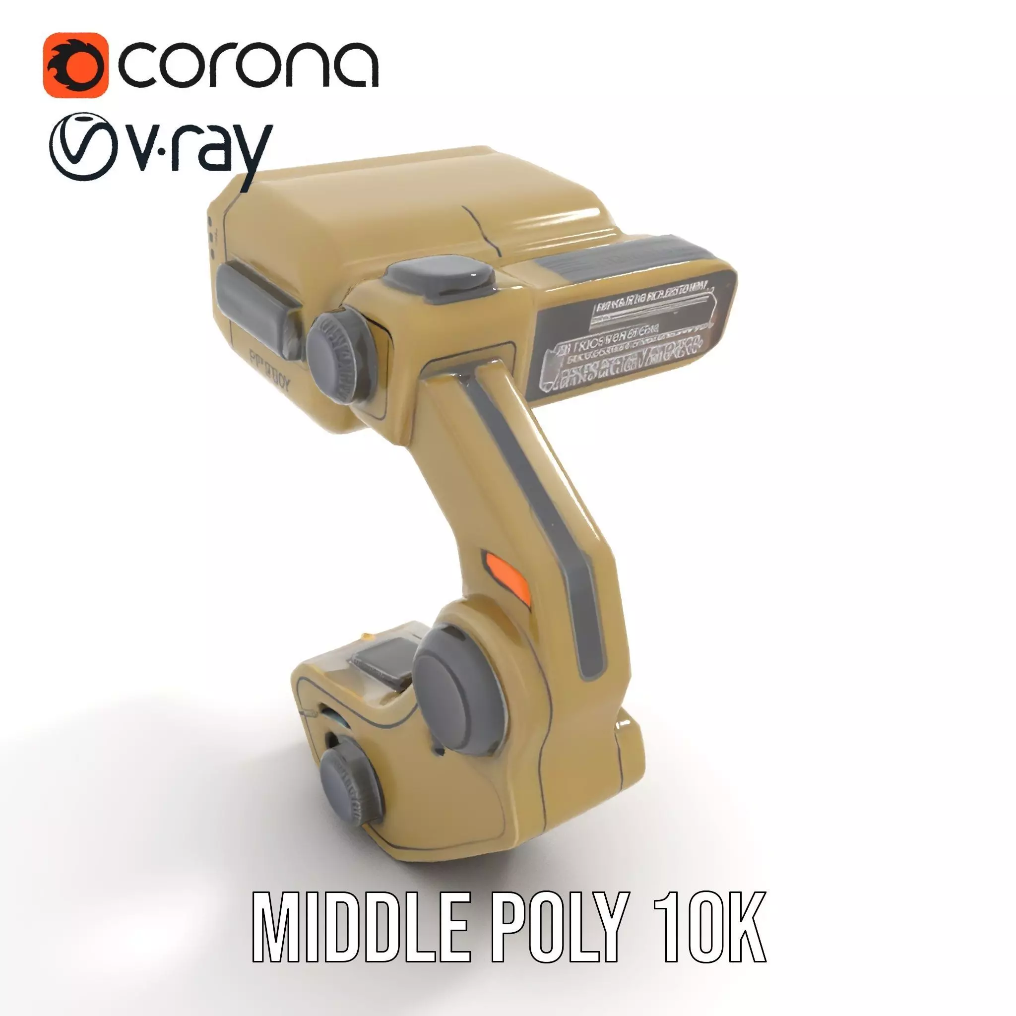 Pip Boy Model Pack  Advanced Wearable Device Low-poly 3D model_22