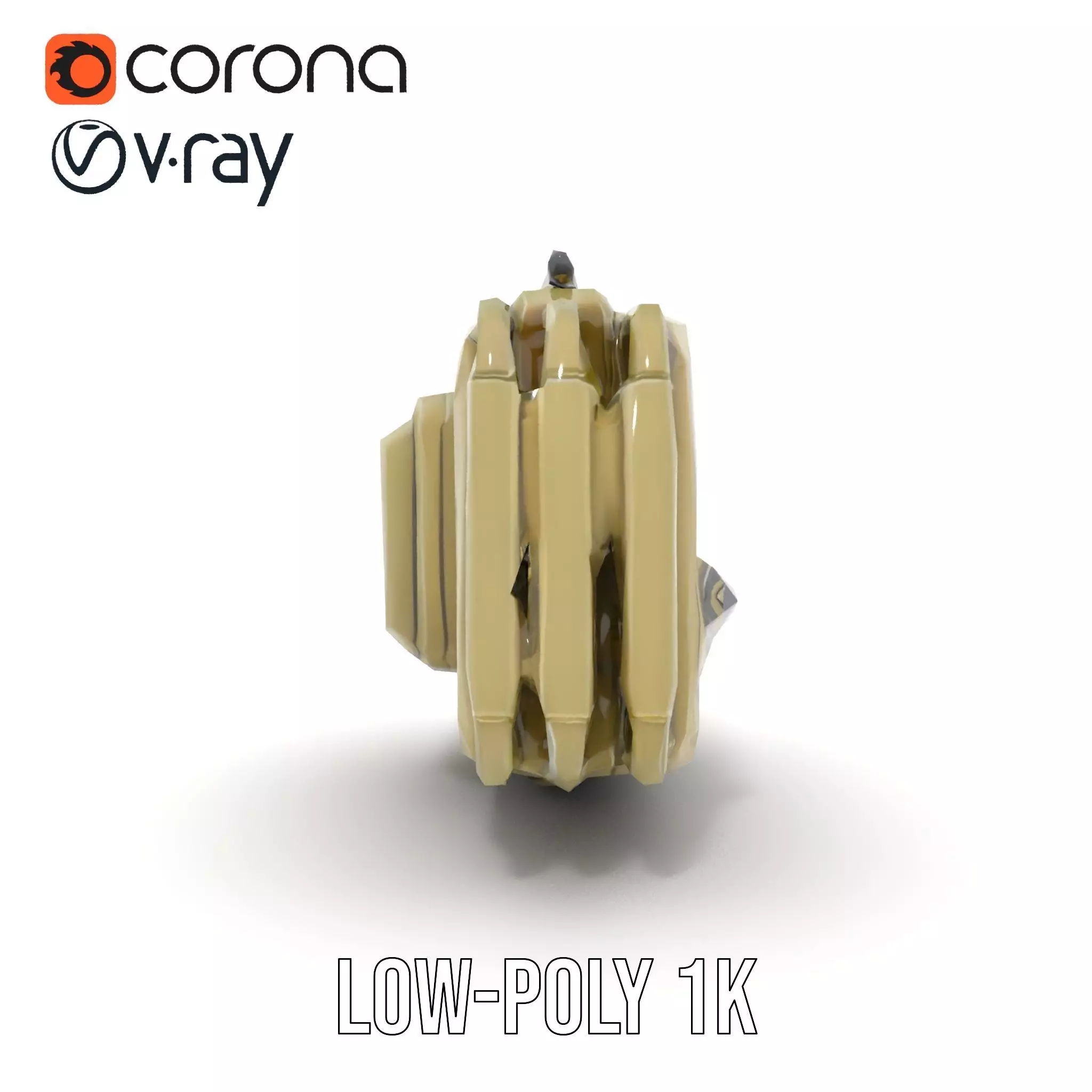 Retro Military Device Model Pack Low-poly 3D model_26