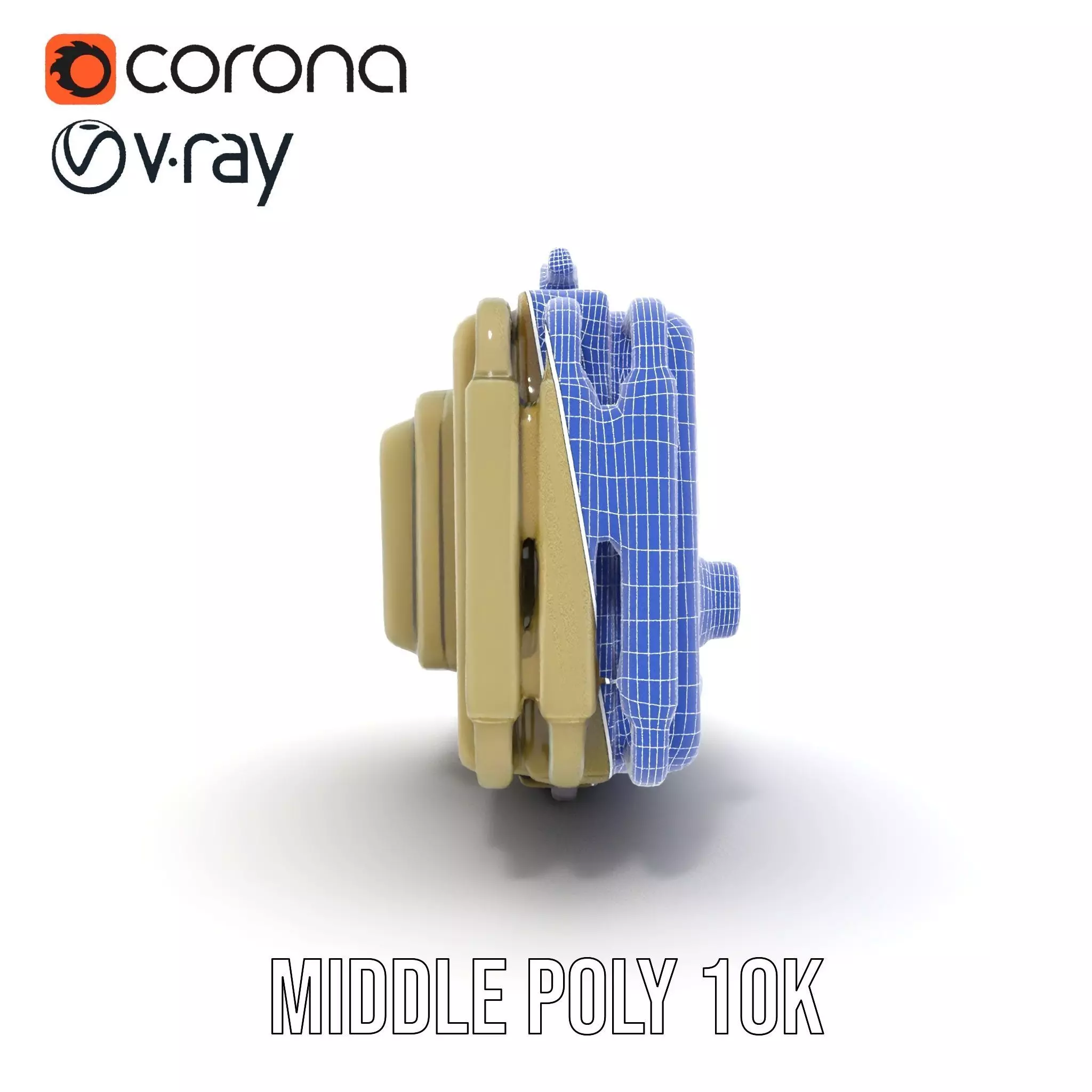 Retro Military Device Model Pack Low-poly 3D model_25