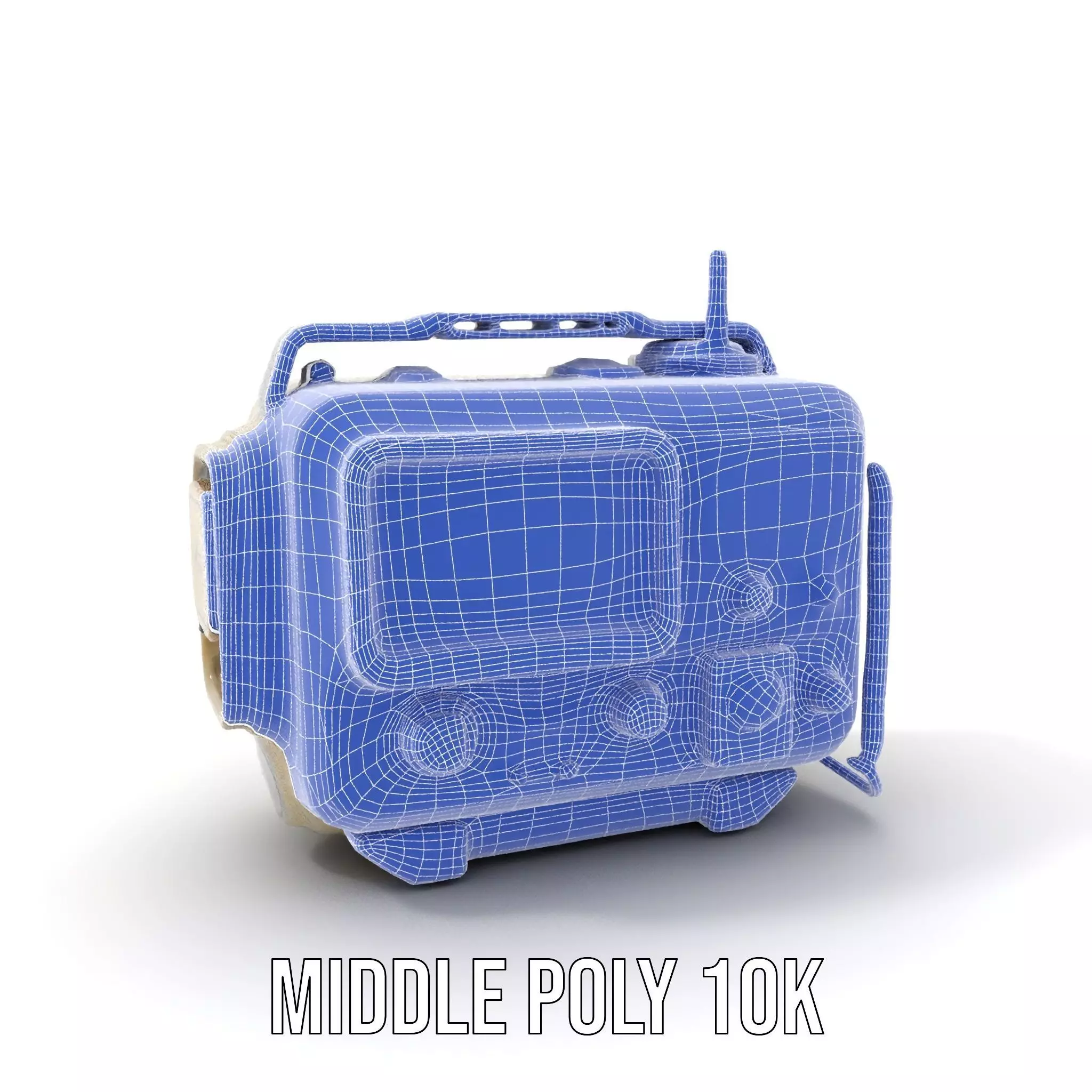 Retro Tactical Handheld Device Model Pack Low-poly 3D model_25