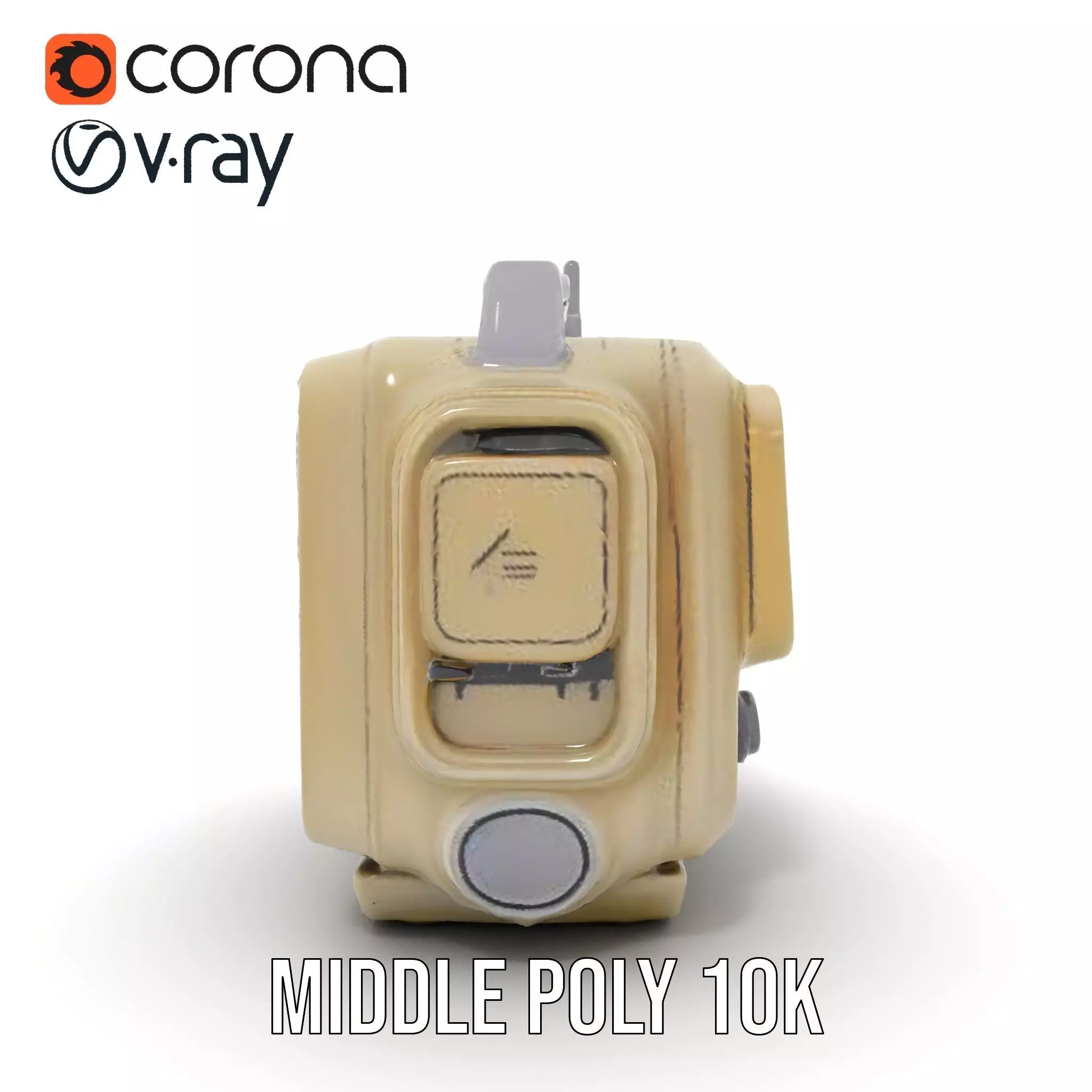 Retro Tactical Handheld Device Model Pack Low-poly 3D model_22