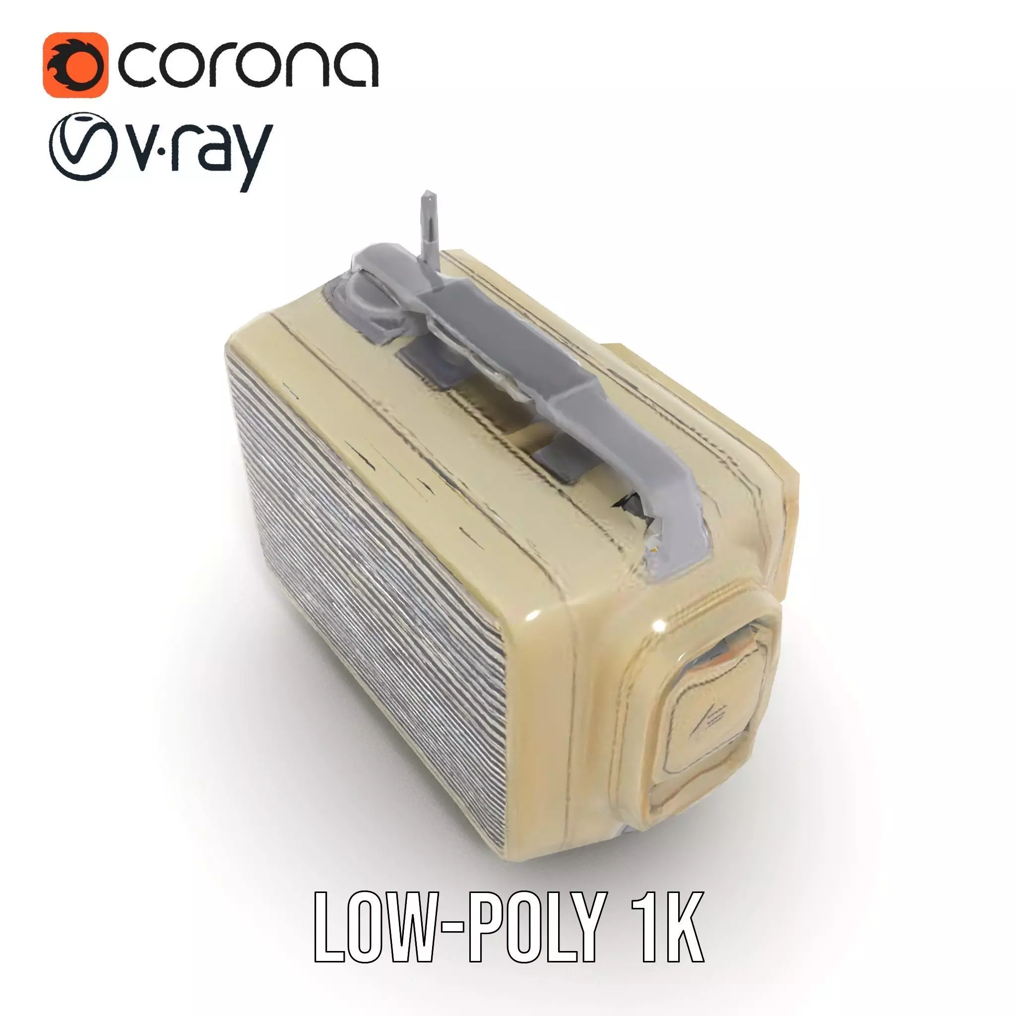 Retro Tactical Handheld Device Model Pack Low-poly 3D model_20