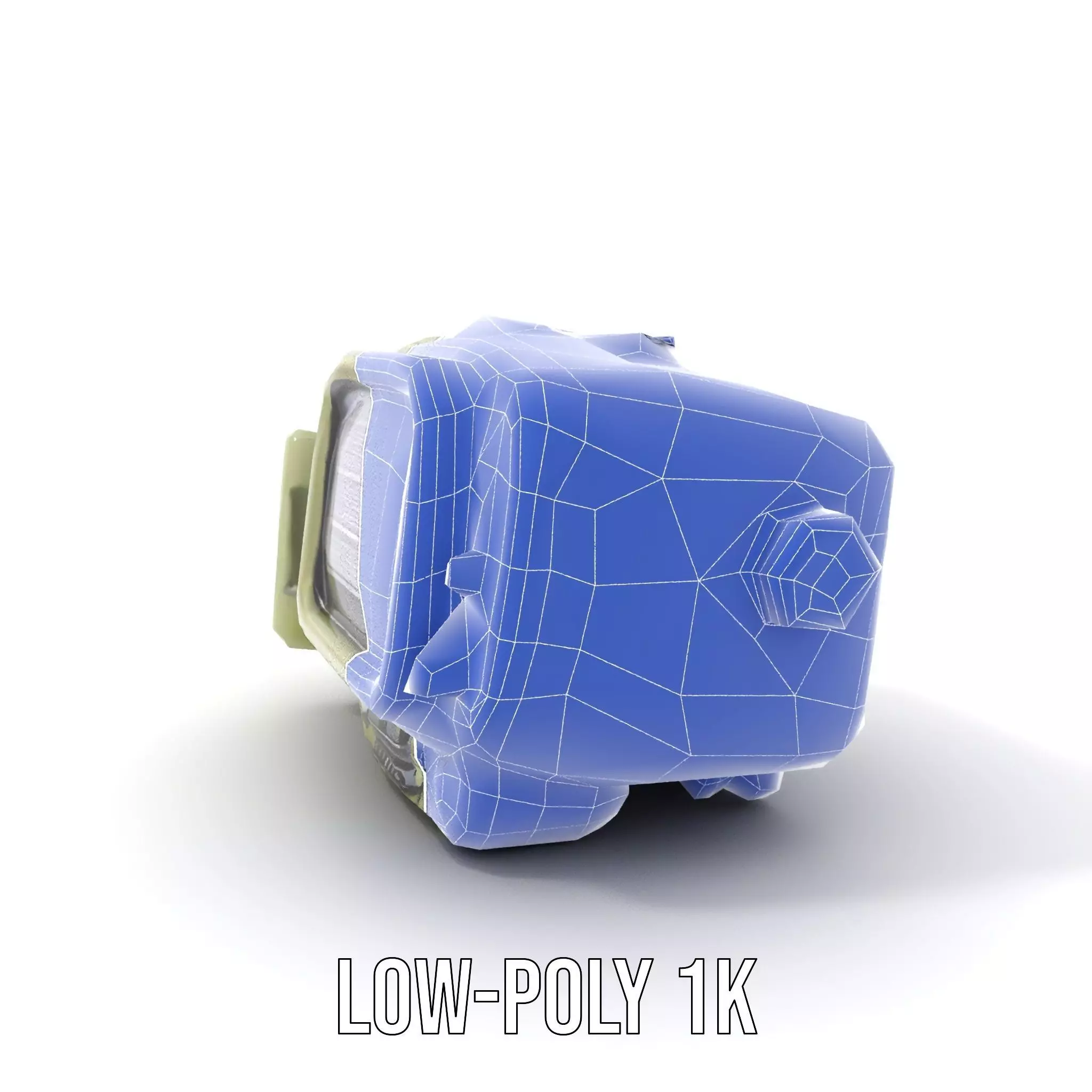 Retro Handheld Device Model Pack with Detailed Buttons and Sc... Low-poly 3D model_15