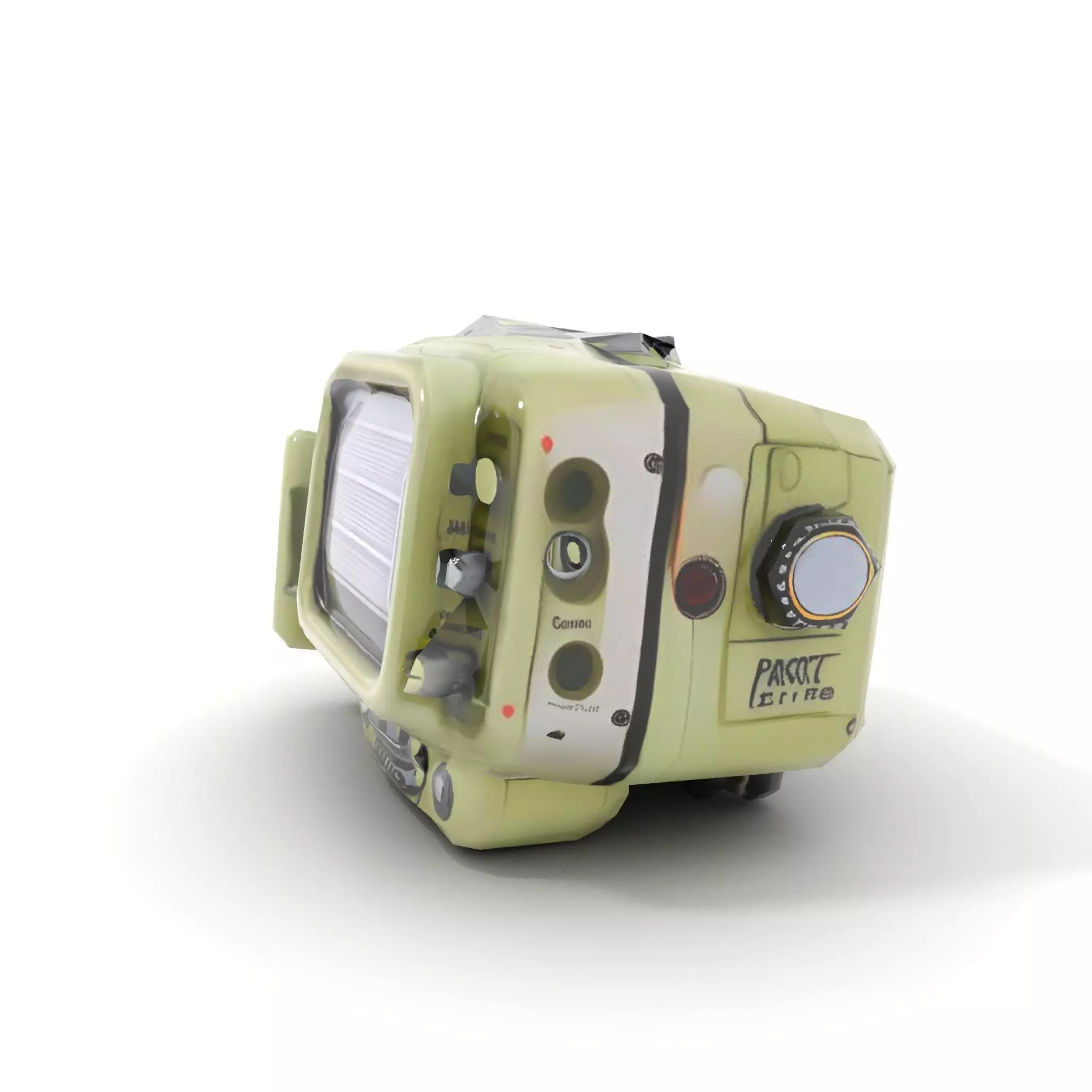 Retro Handheld Device Model Pack with Detailed Buttons and Sc... Low-poly 3D model_10