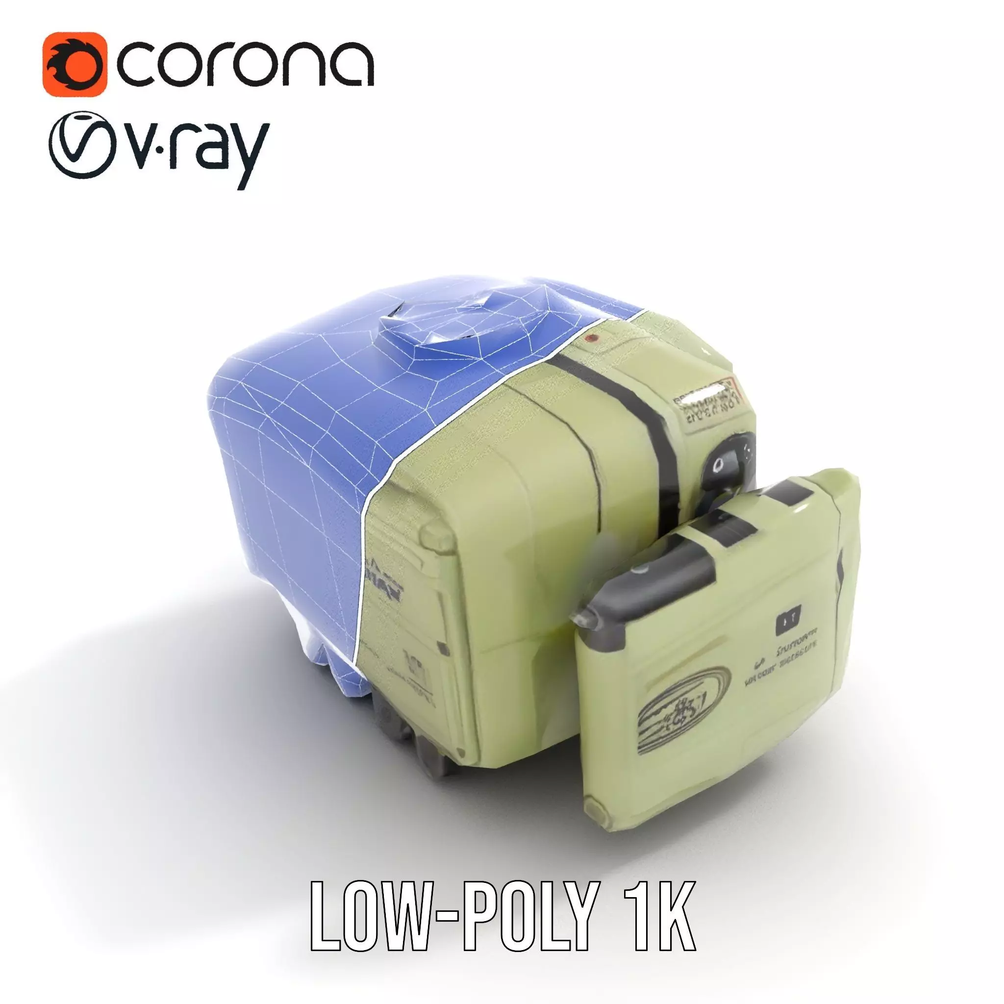 Retro Handheld Device Model Pack with Detailed Buttons and Sc... Low-poly 3D model_23