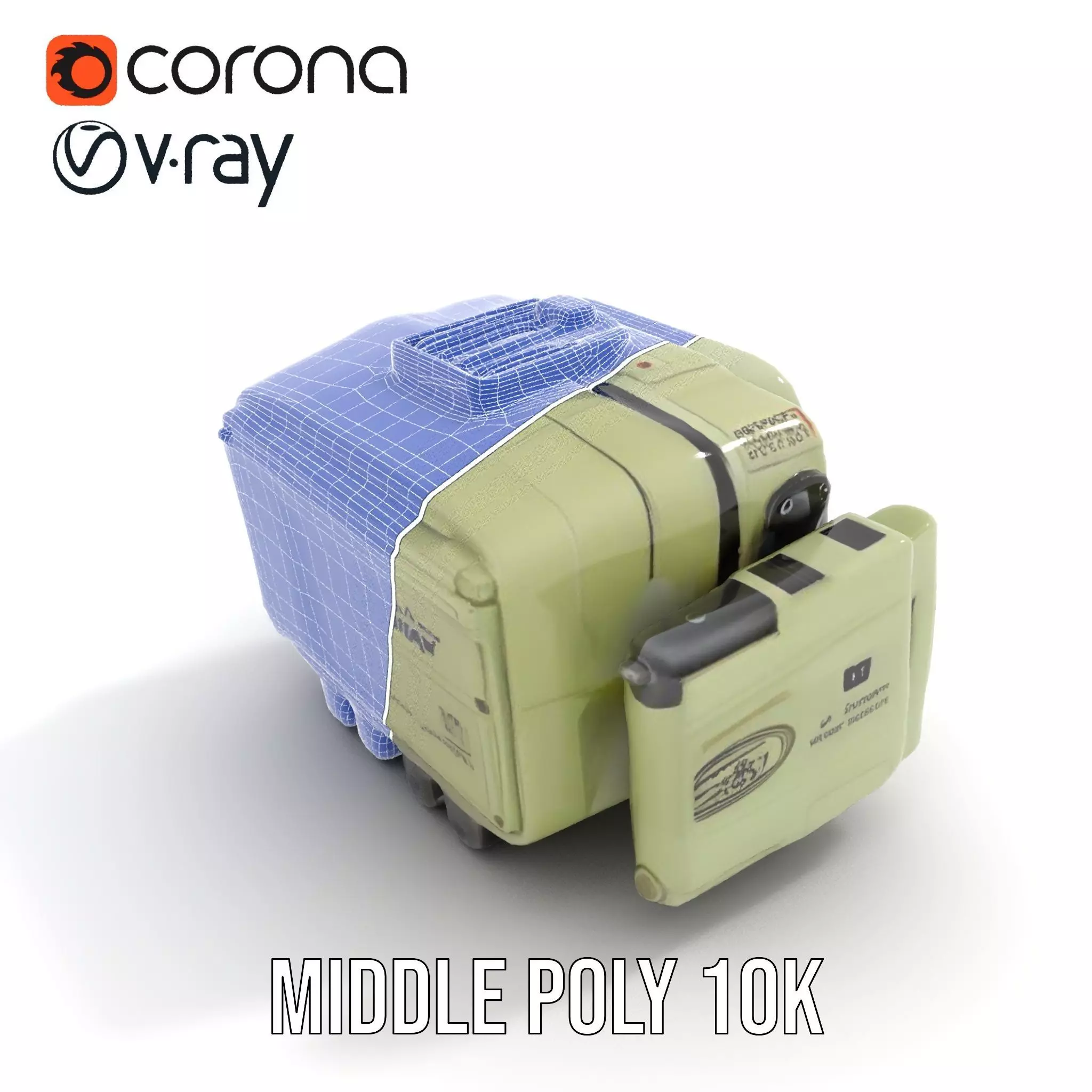 Retro Handheld Device Model Pack with Detailed Buttons and Sc... Low-poly 3D model_25