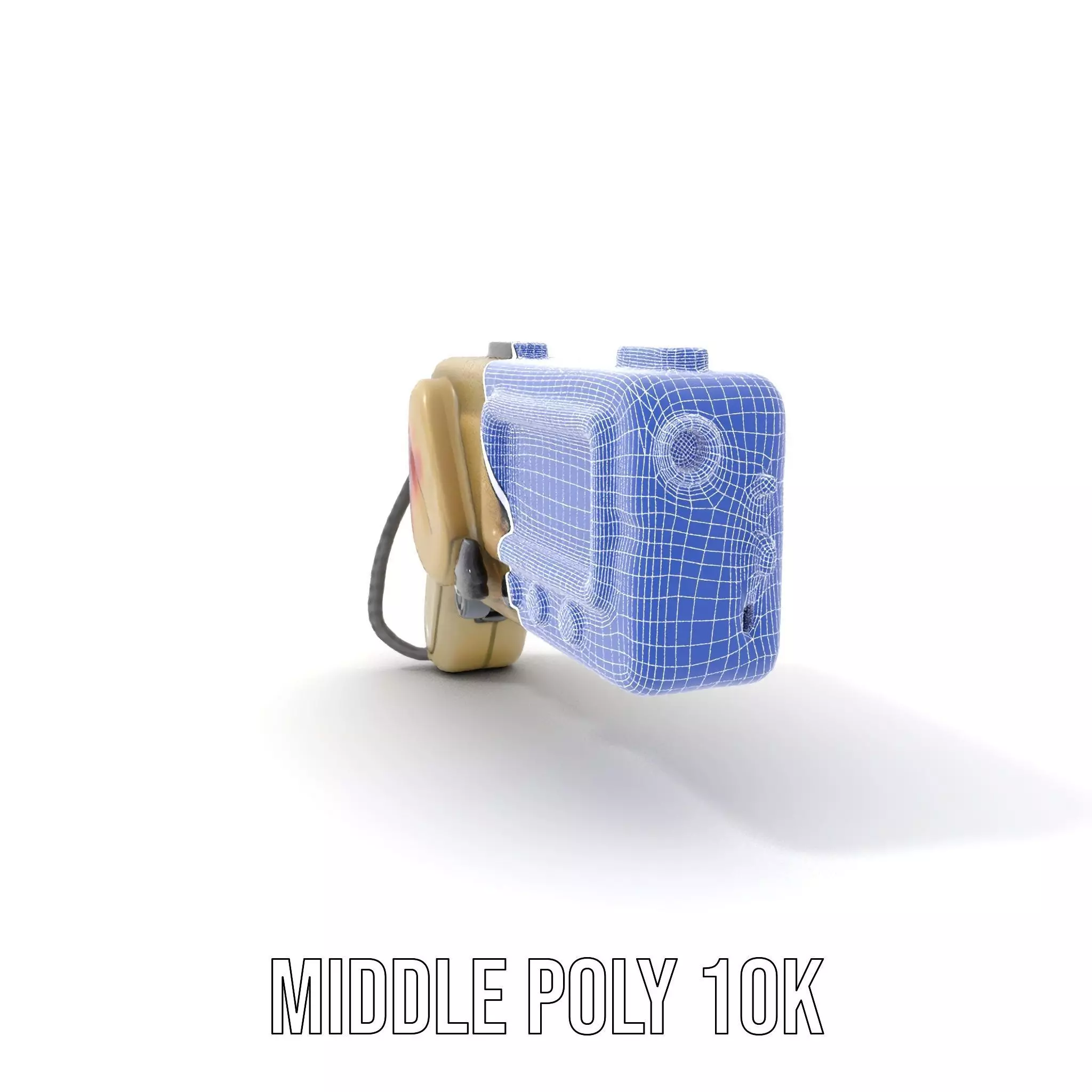 Retro Handheld Device Model Pack Low-poly 3D model_17