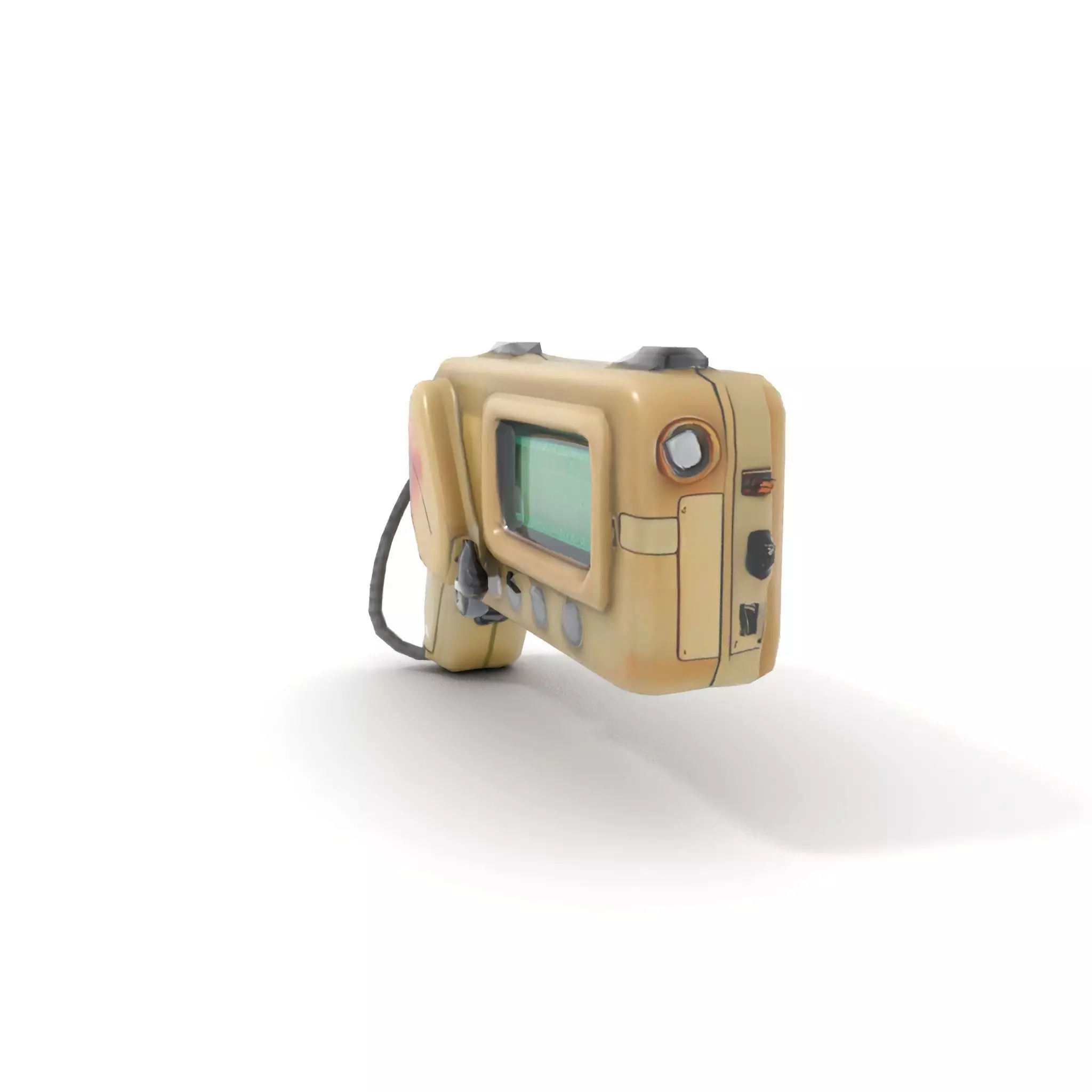 Retro Handheld Device Model Pack Low-poly 3D model_8