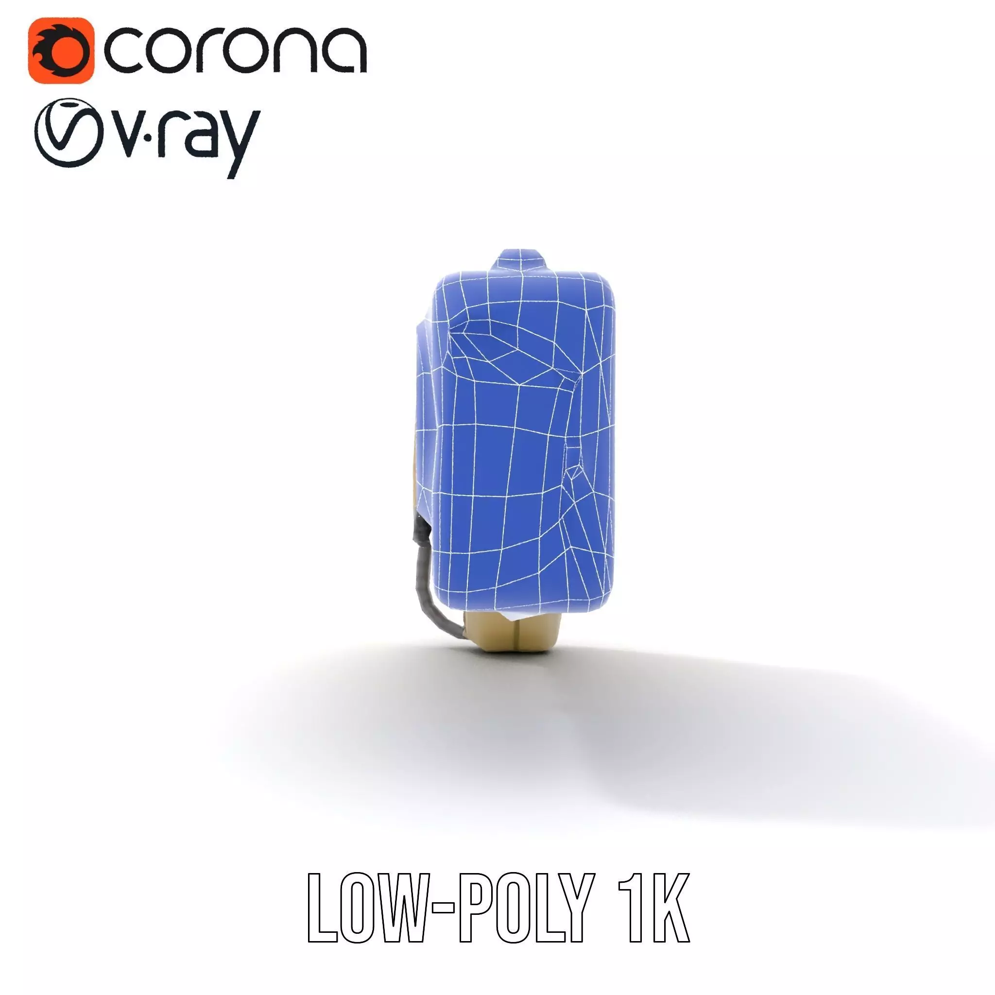 Retro Handheld Device Model Pack Low-poly 3D model_27