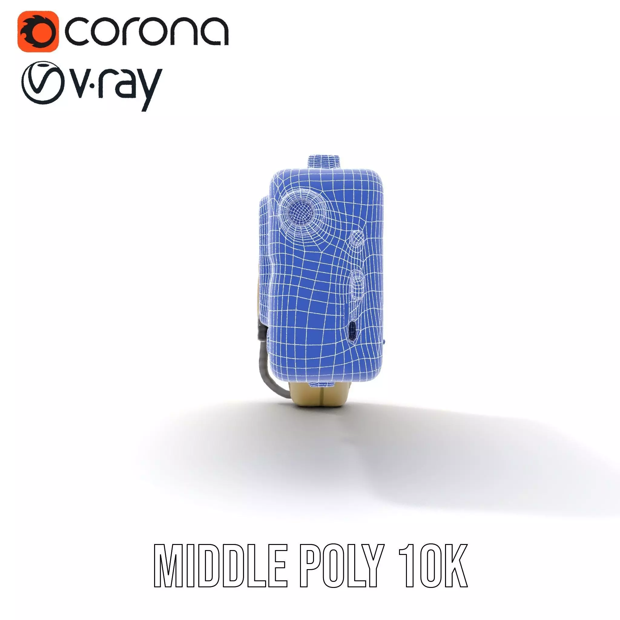 Retro Handheld Device Model Pack Low-poly 3D model_20