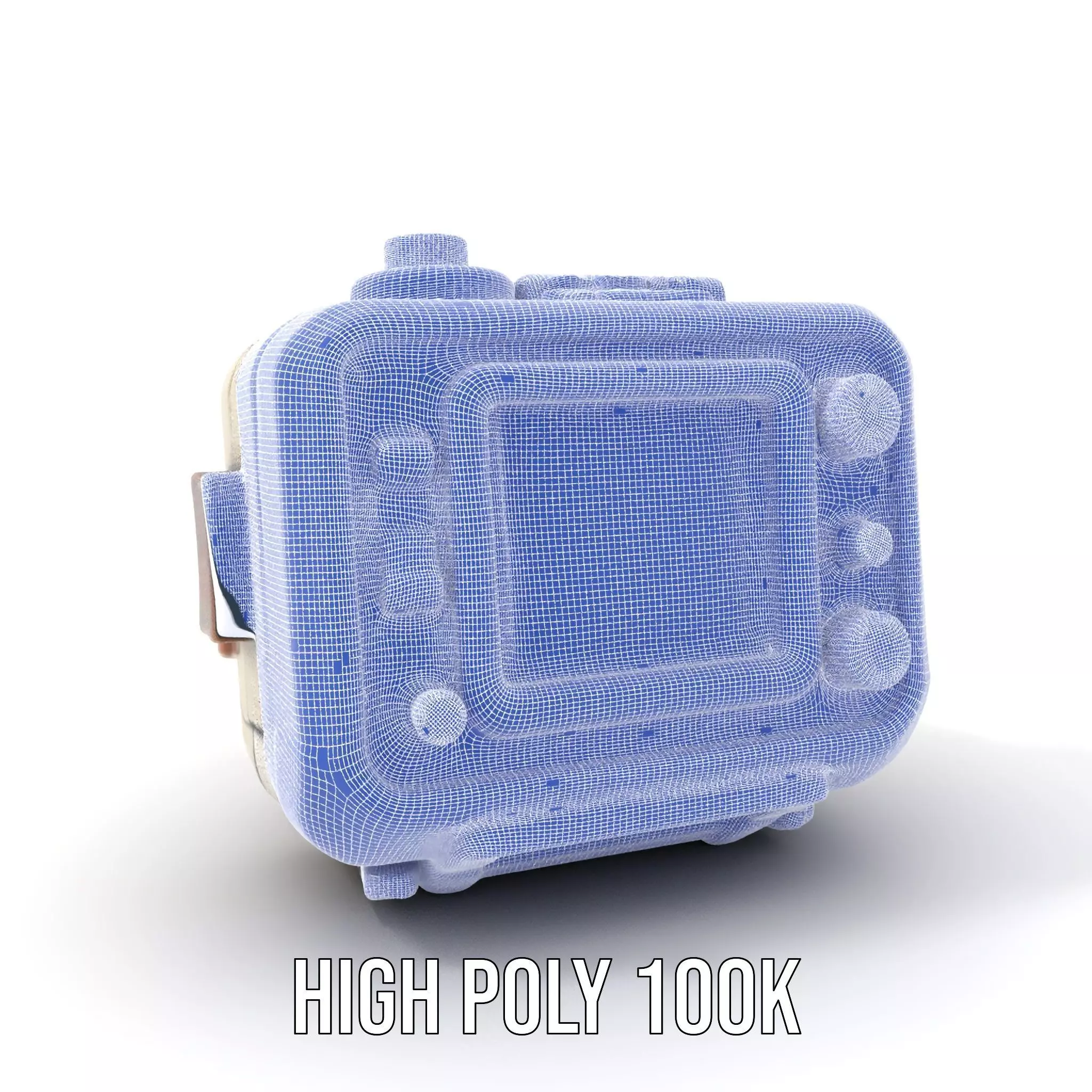 Retro Military Device Model Pack Low-poly 3D model_5