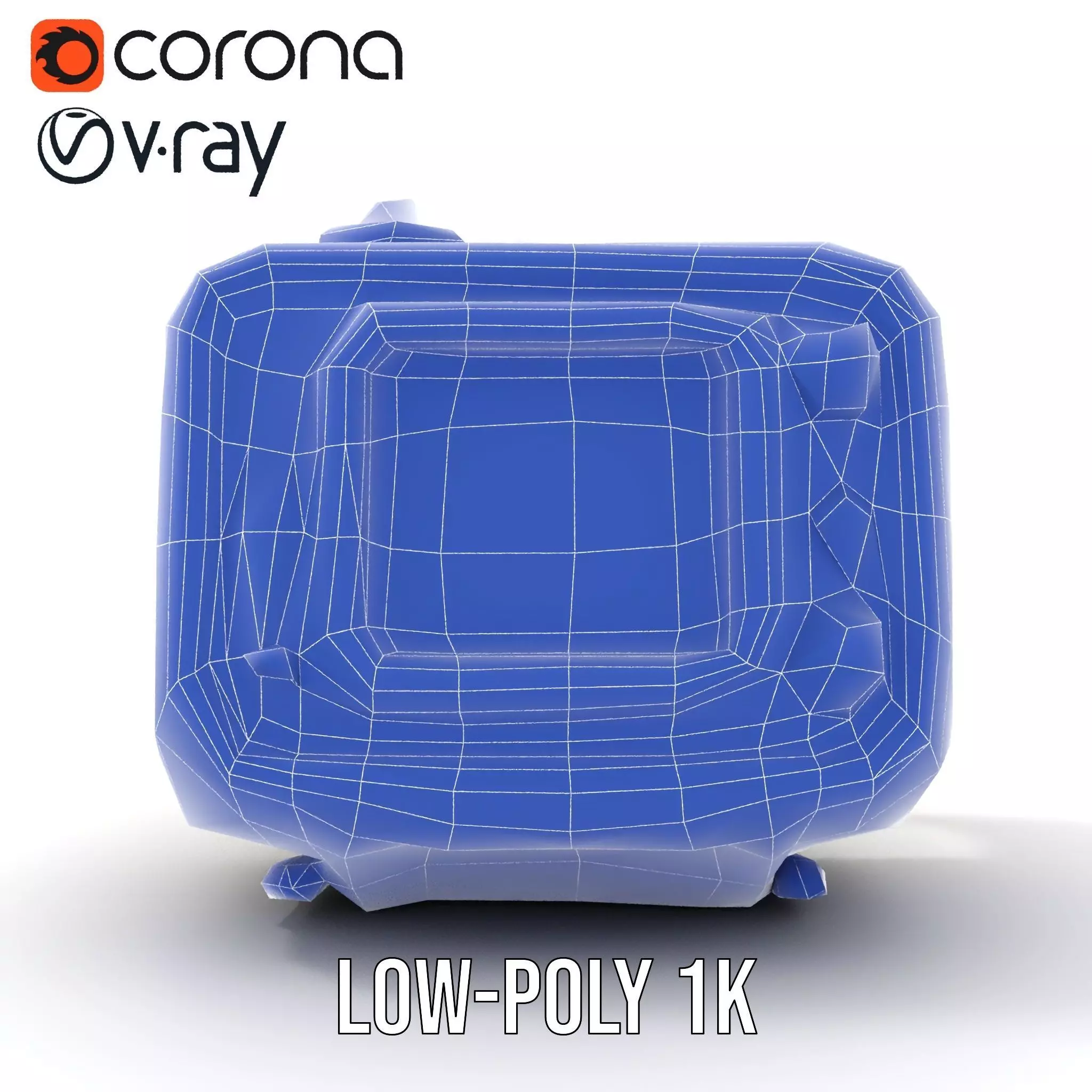 Retro Military Device Model Pack Low-poly 3D model_28